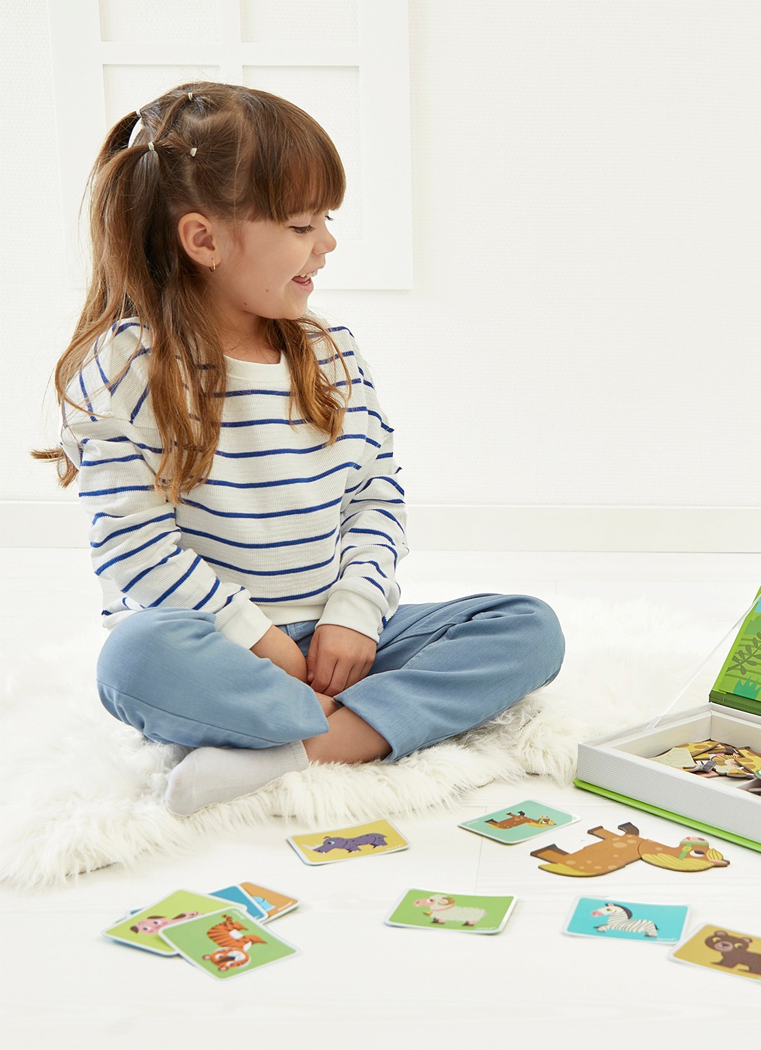 Janod Animals magneet speelset - detail 5 groen