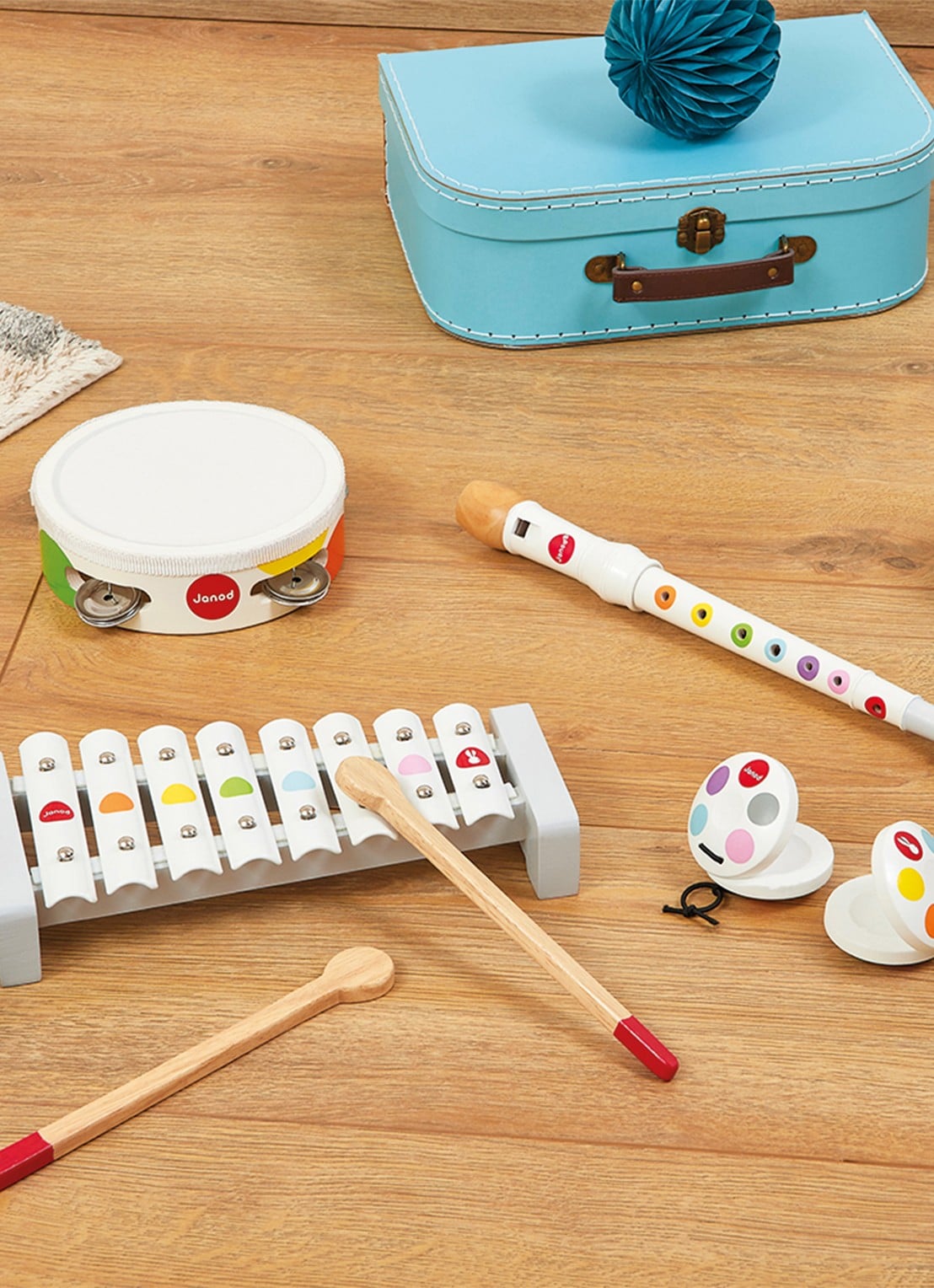 Janod Confetti muziekinstrumenten set 7-delig - detail 4 multicolor
