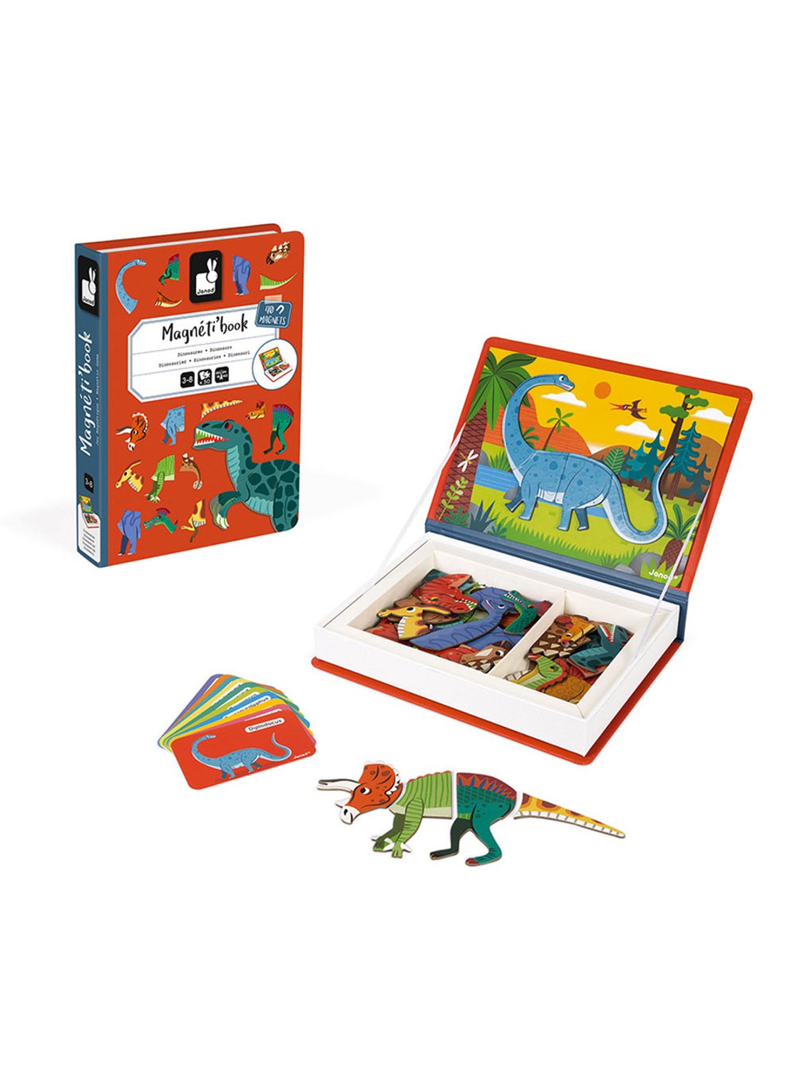 Janod Dinosaurs Magneti'book - voorkant 2 undefined