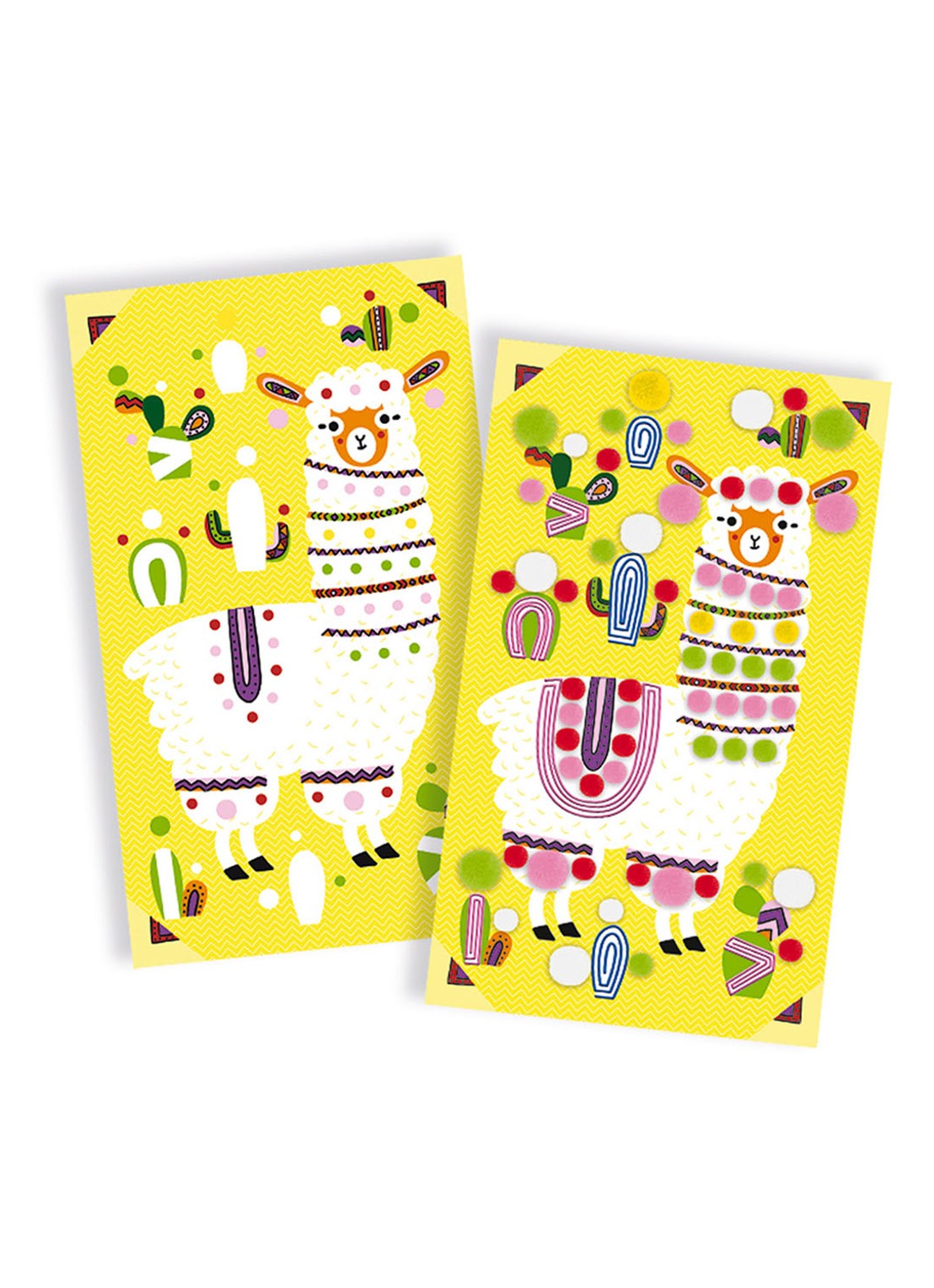 Janod Janod Atelier - Lama Pom-pons - voorkant 4 undefined
