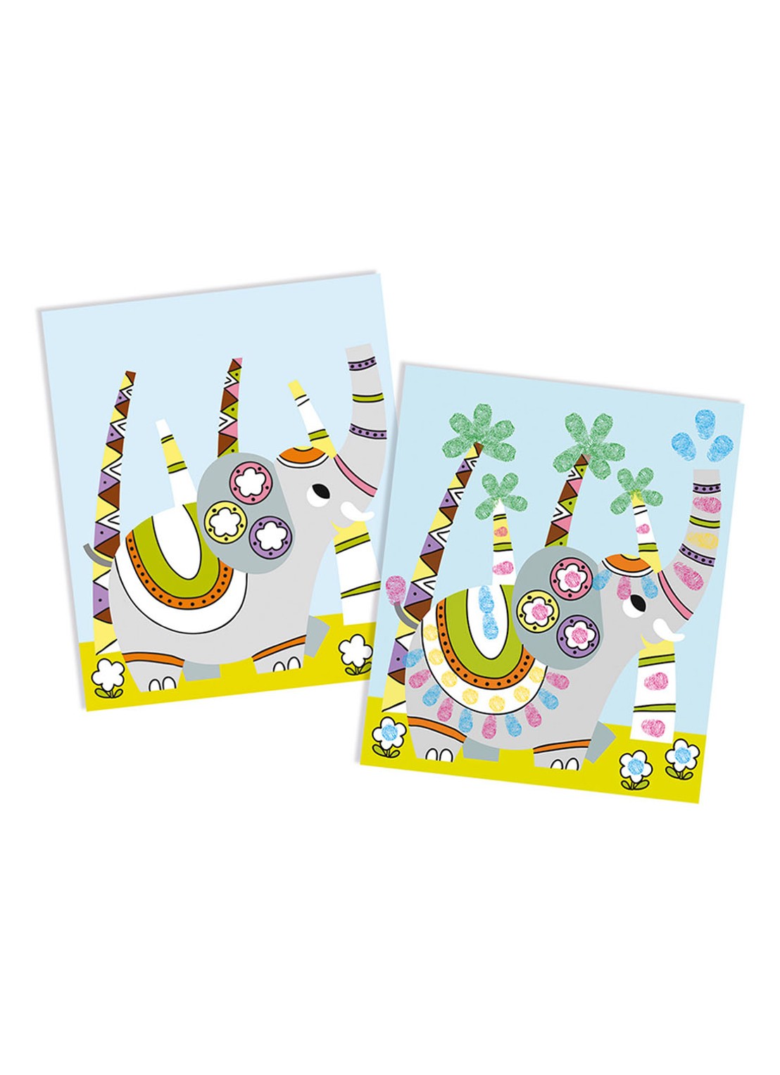 Janod Janod Atelier - Vinger inkt Panda en zijn vriendjes - voorkant 2 undefined