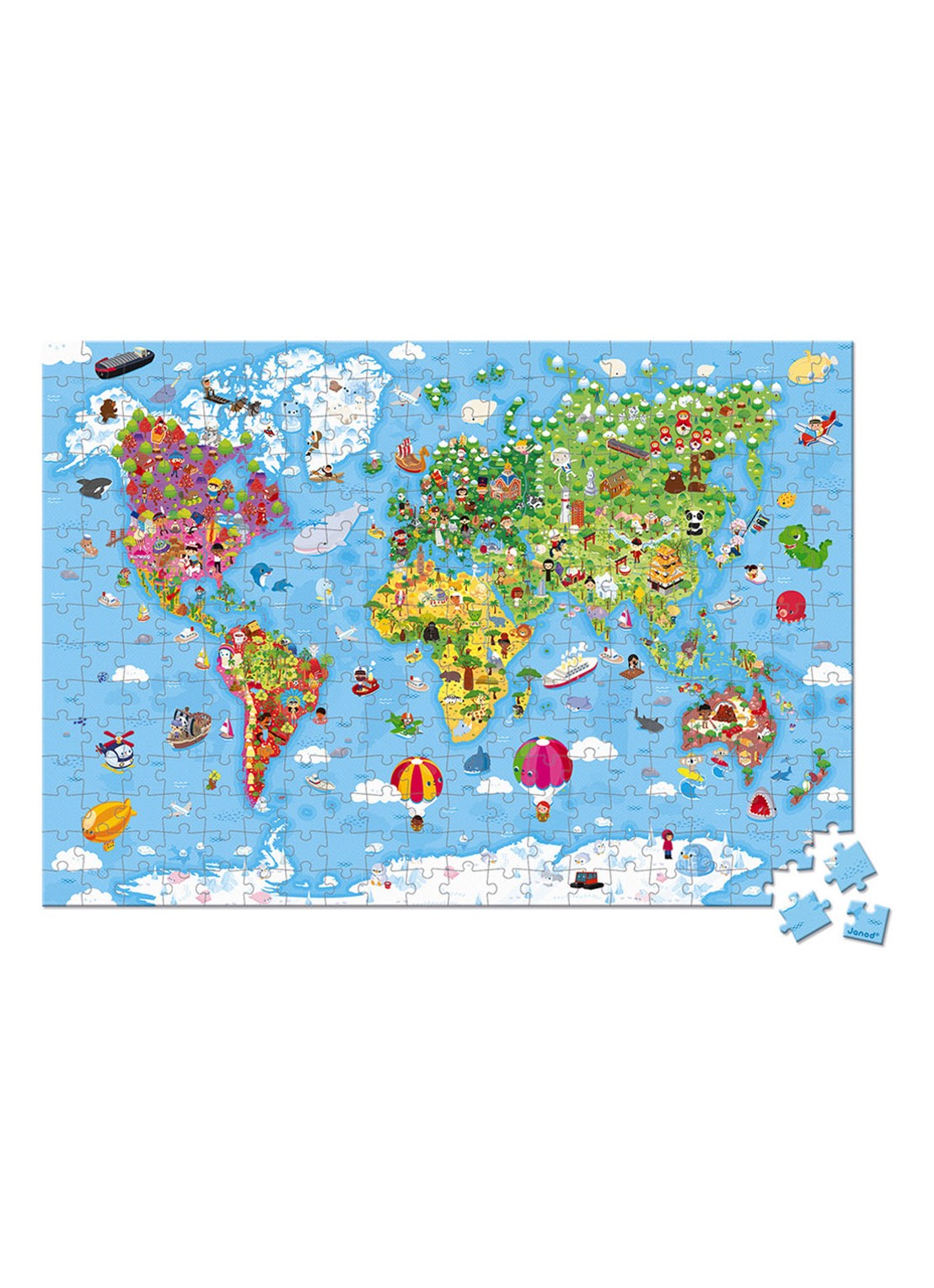 Janod Janod Puzzel - Wereld Giant - detail undefined