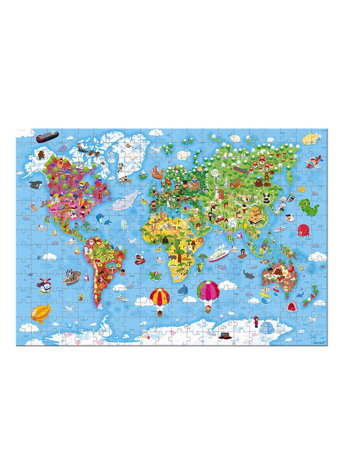 Janod Janod Puzzel - Wereld Giant - detail 2 undefined