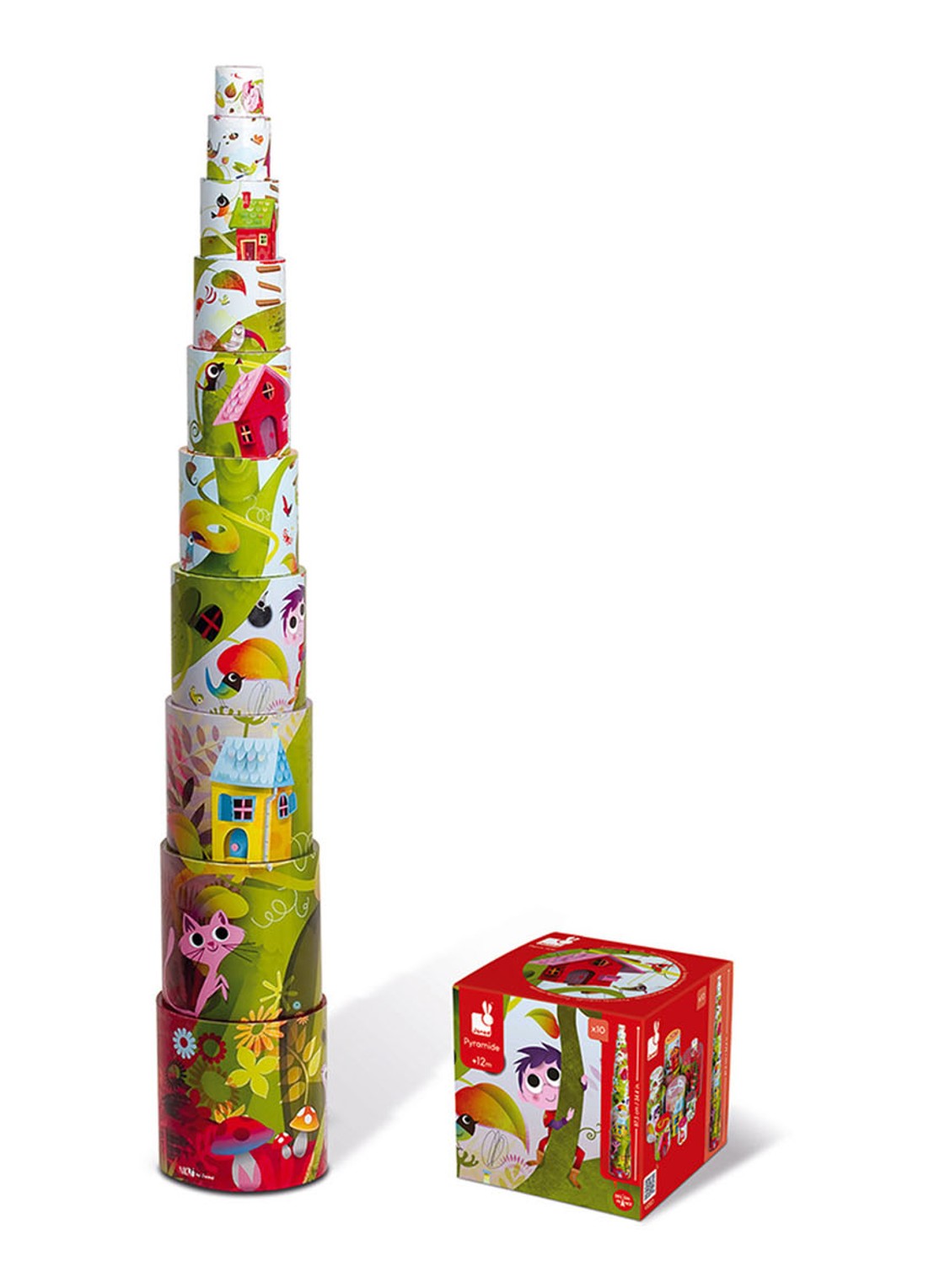 Janod Janod Stapeltoren - Magische boom - voorkant 3 undefined
