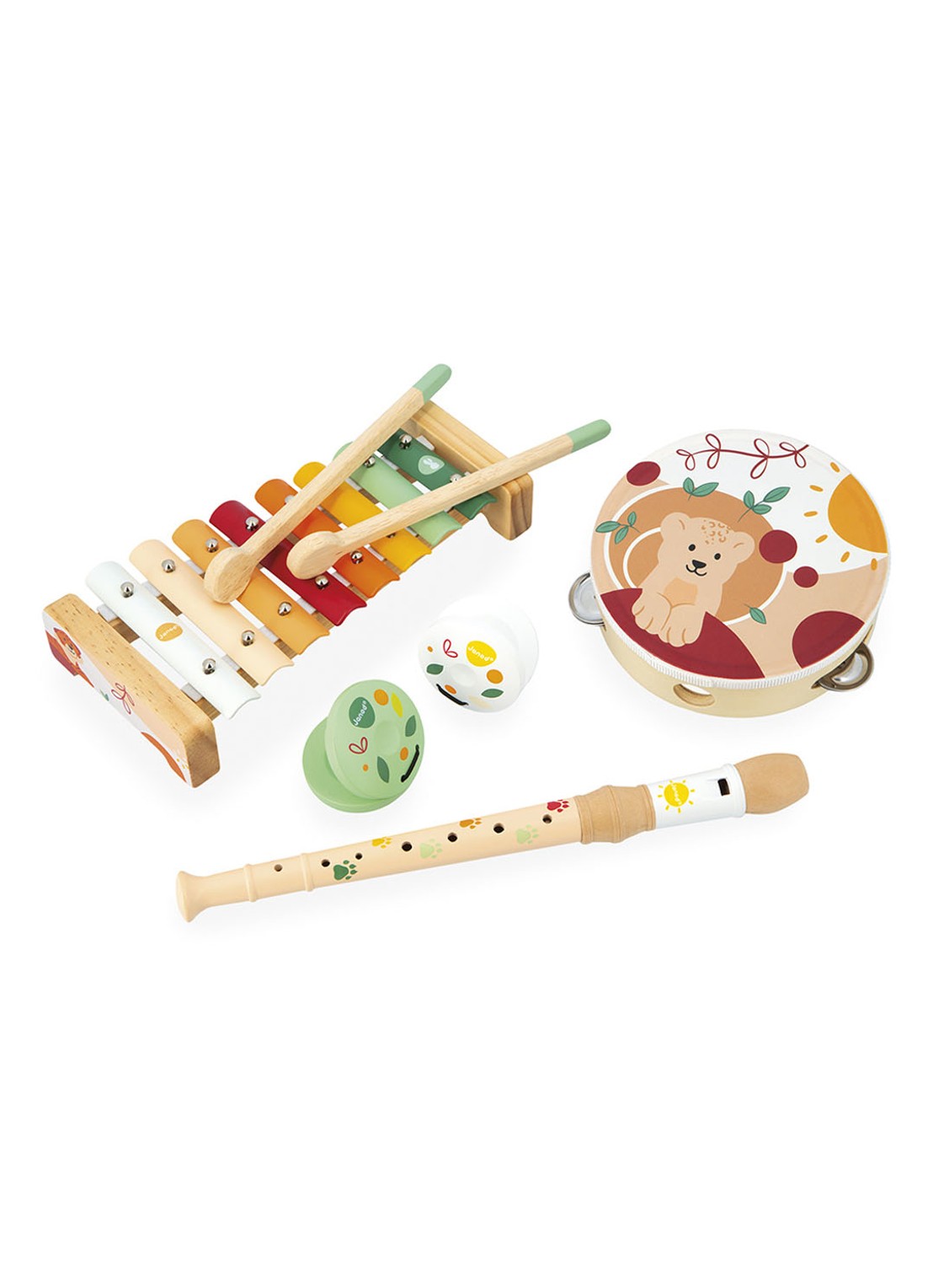 Janod Janod Sunshine - Muziek set  - voorkant beige
