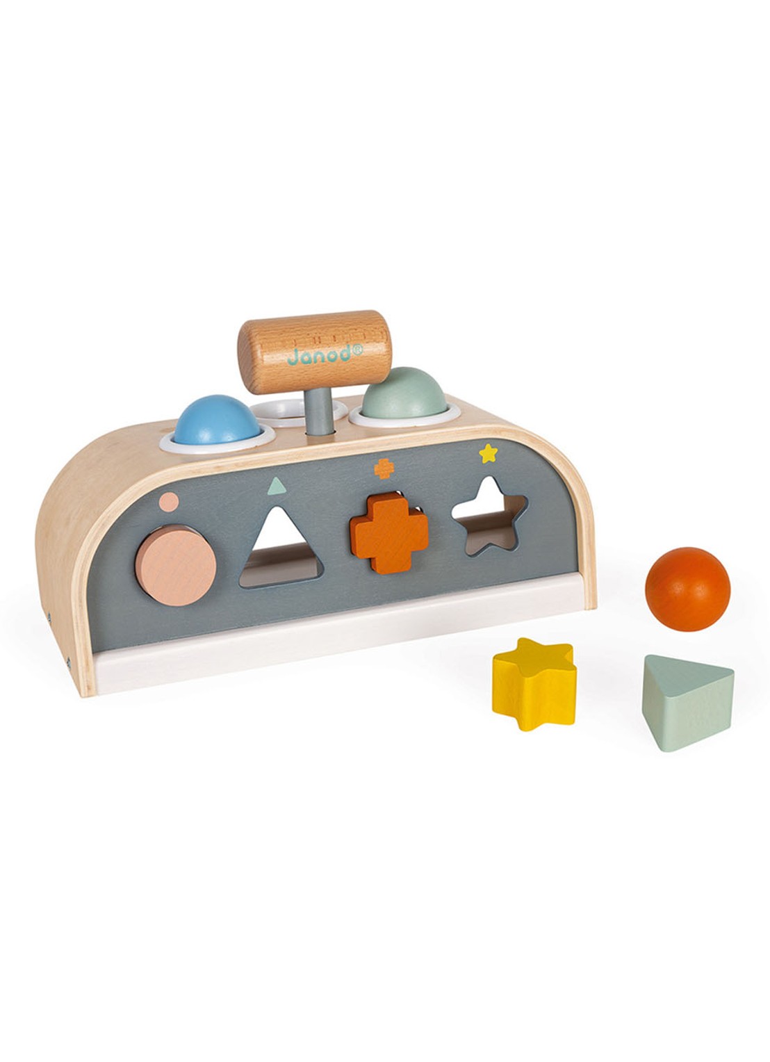 Janod Janod Sweet Cocoon - Hamerbank en vormenstoof - voorkant 3 undefined