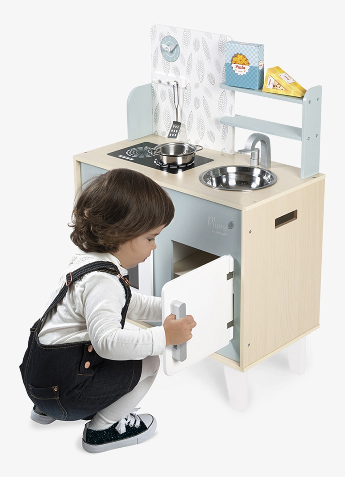 Janod Kinderkeuken - Plume  - detail 5 lichtblauw