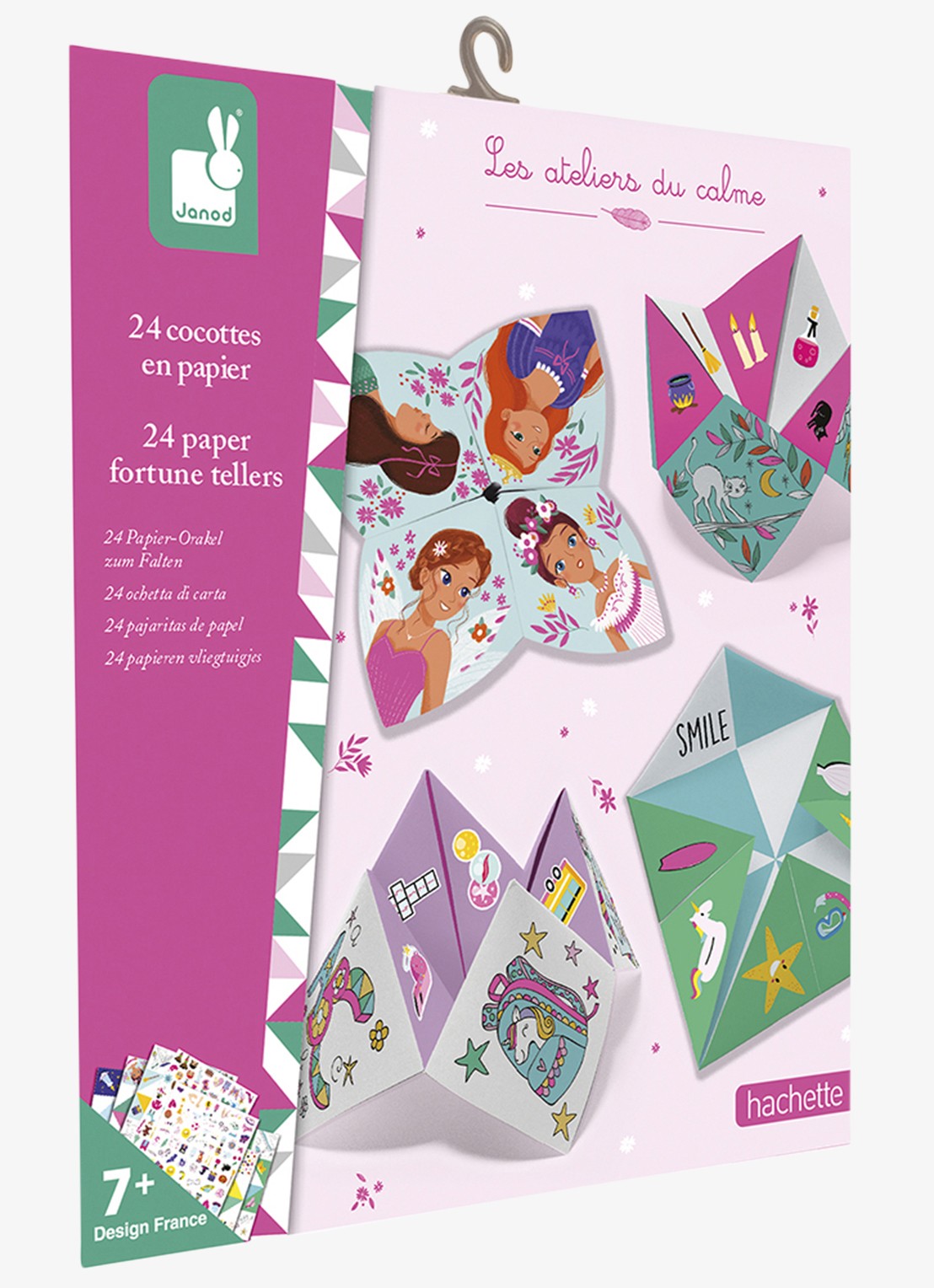 Janod Les Ateliers Du Calme knutselset van papier - voorkant 2 multicolor