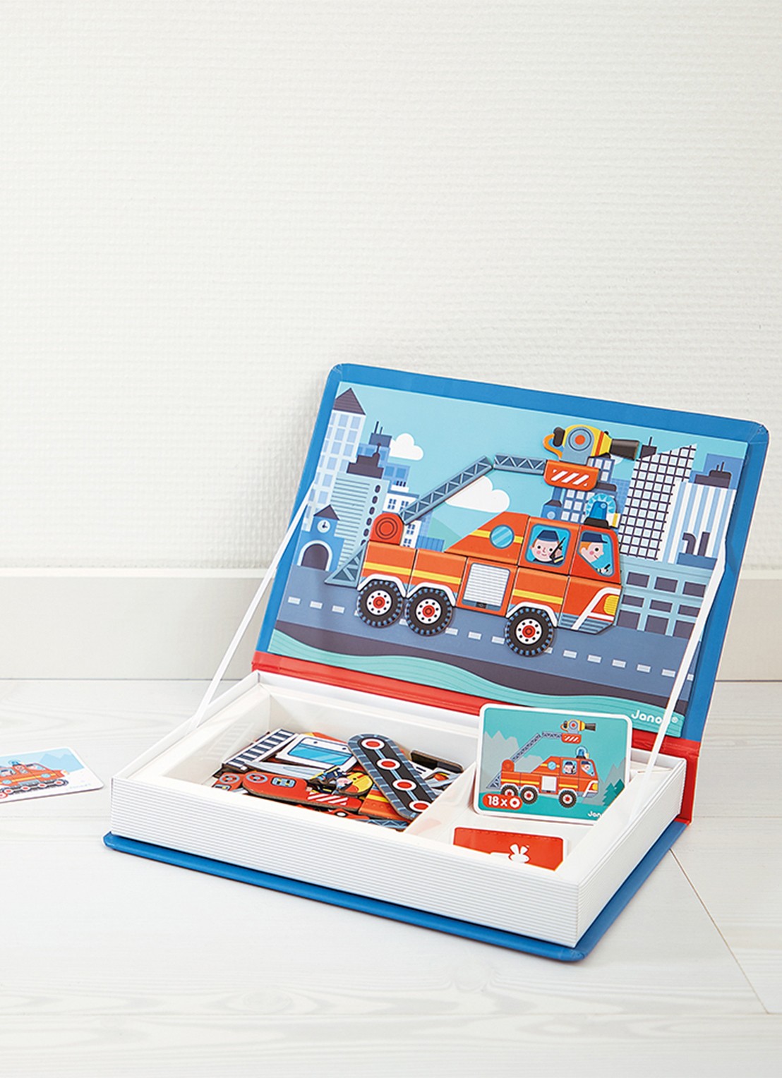 Janod Magnetibook brandweer - detail multicolor