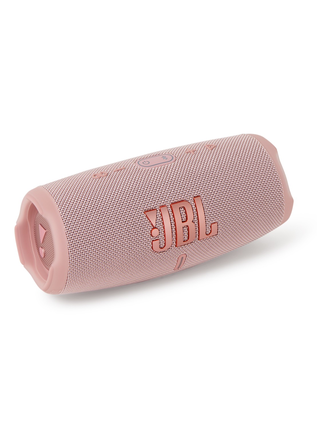 JBL CHARGE5 draagbare bluetooth speaker - voorkant 2 oudroze
