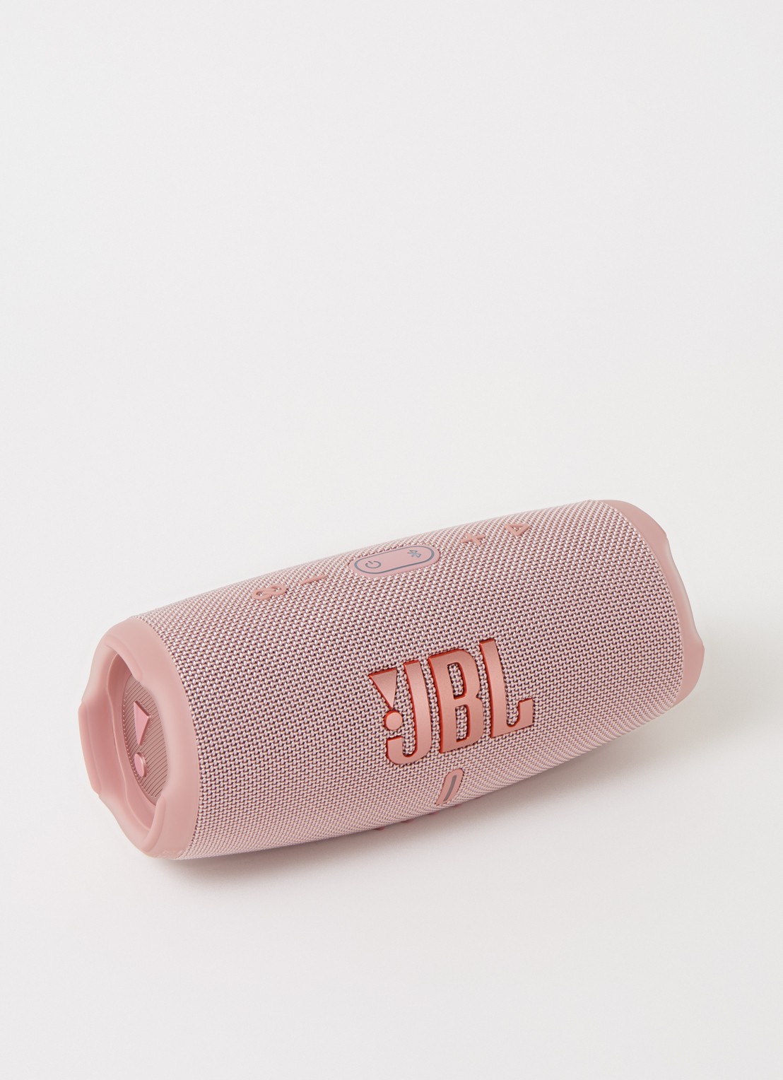 JBL CHARGE5 draagbare bluetooth speaker - voorkant 3 oudroze