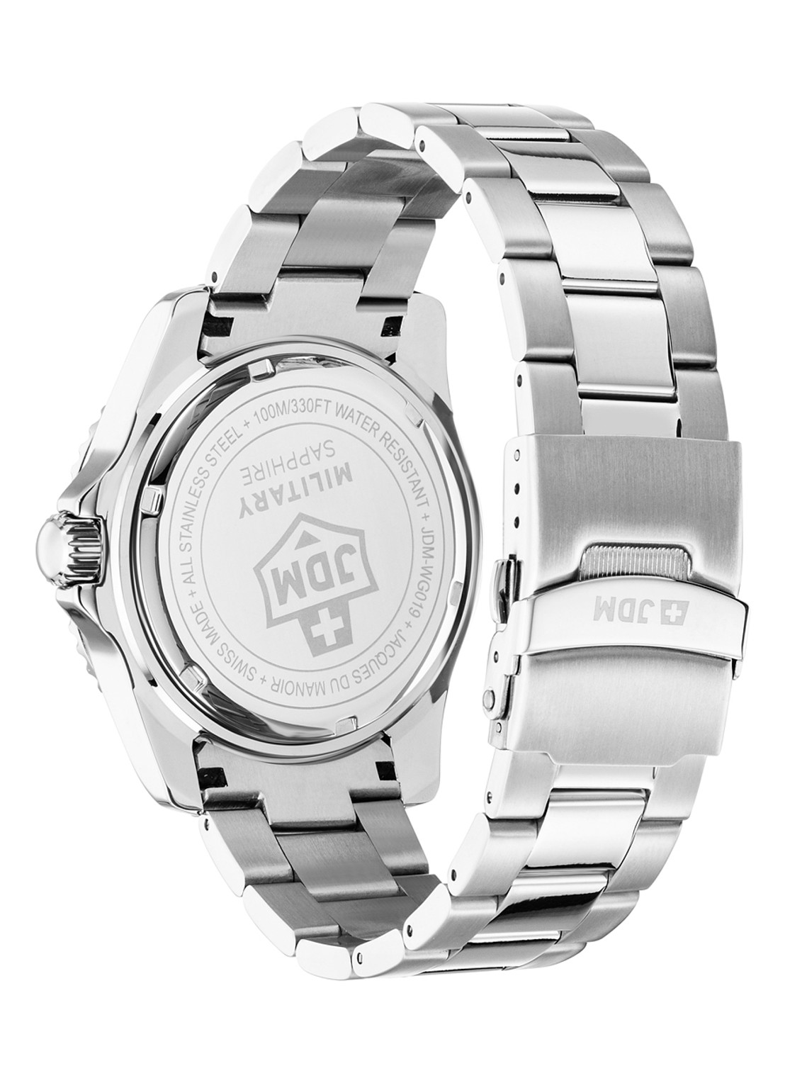 JDM Military Sierra horloge JDM-WG022-02 - detail 2 zilver