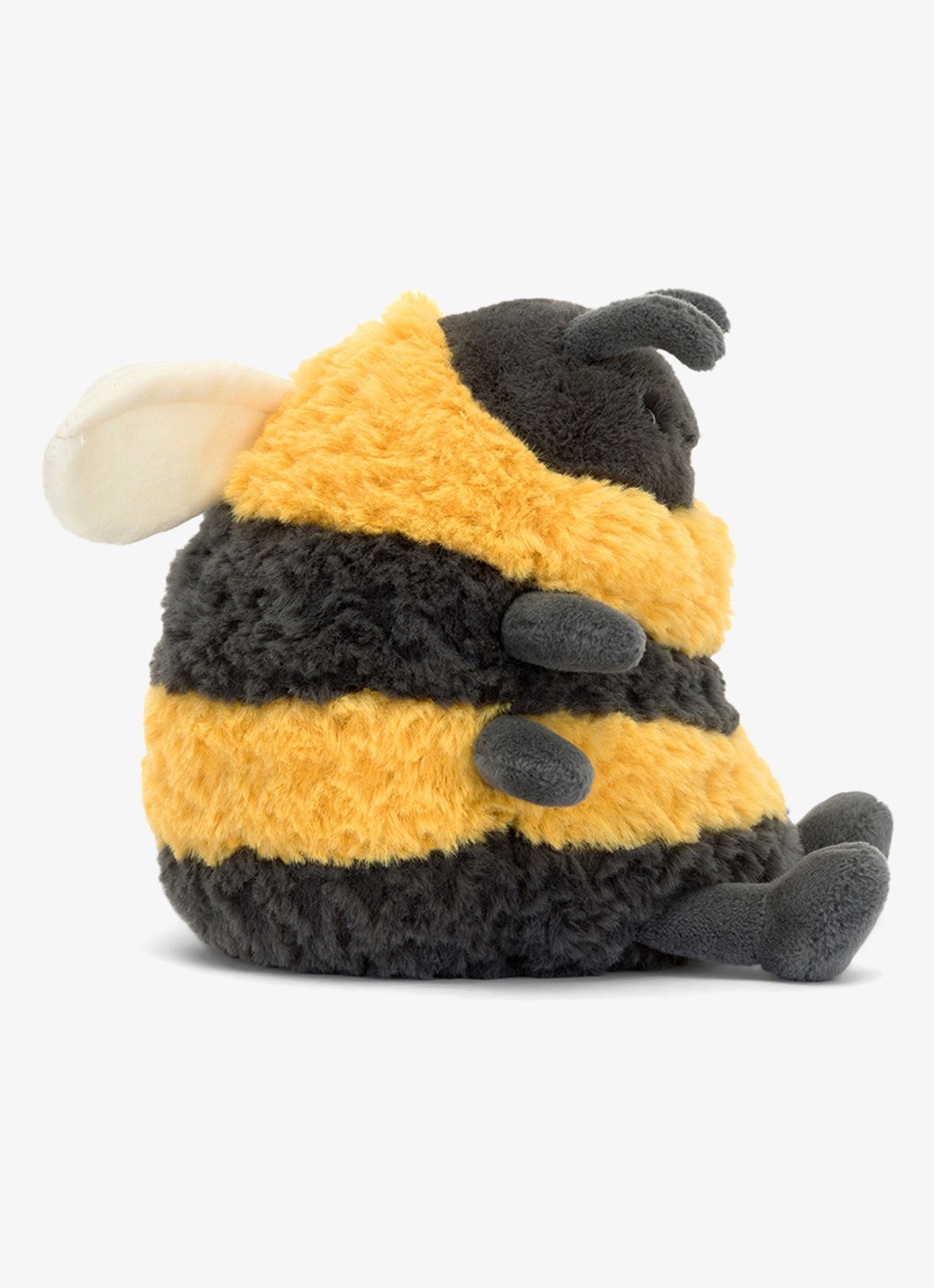 Jellycat Albee Bee knuffel 12 cm - detail geel