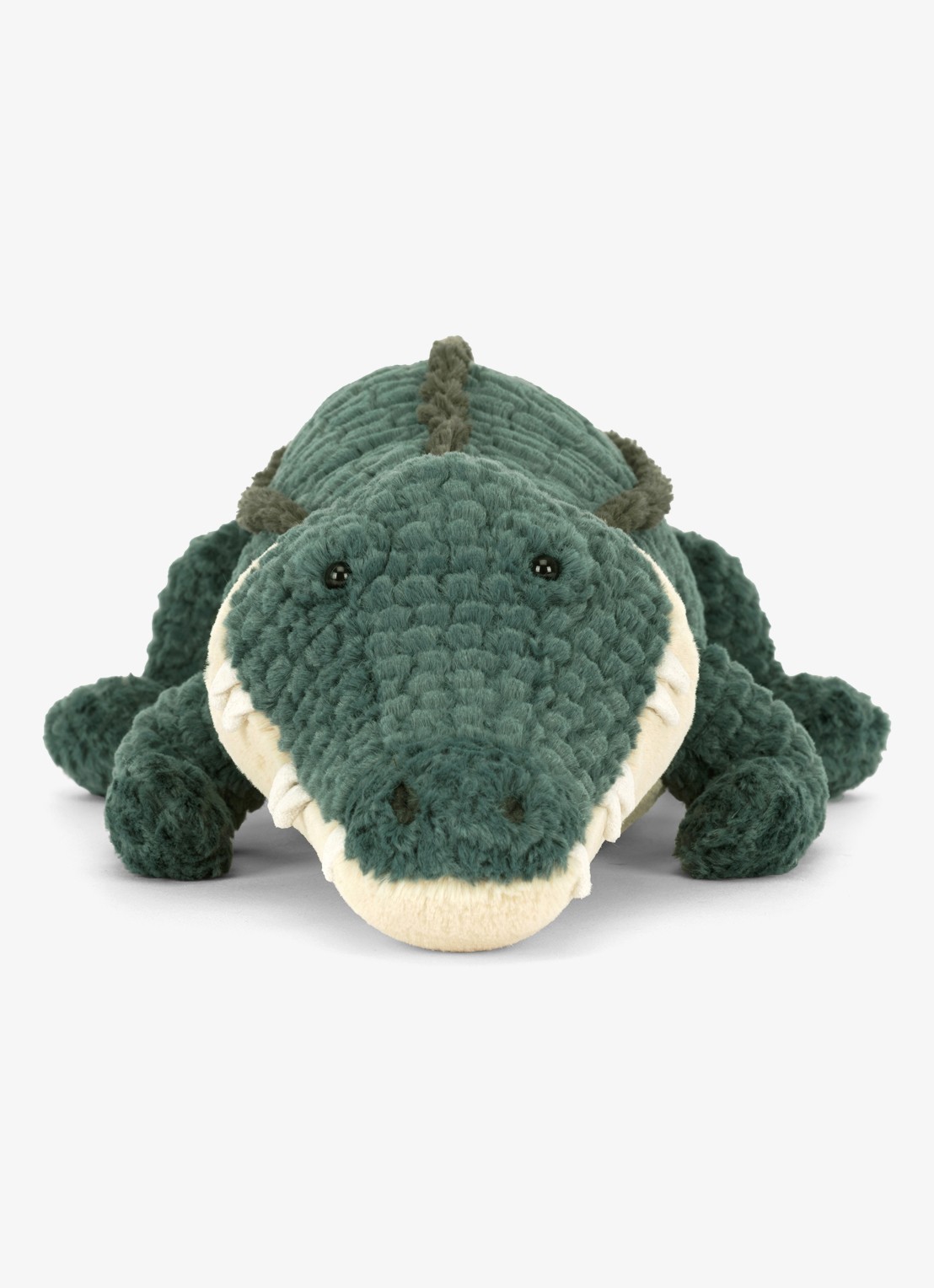 Jellycat Allexi Krokodil knuffel  - detail 4 groen
