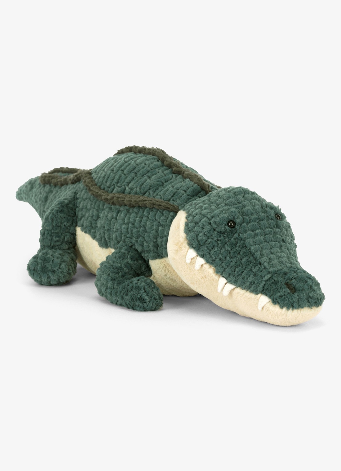 Jellycat Allexi Krokodil knuffel  - voorkant groen
