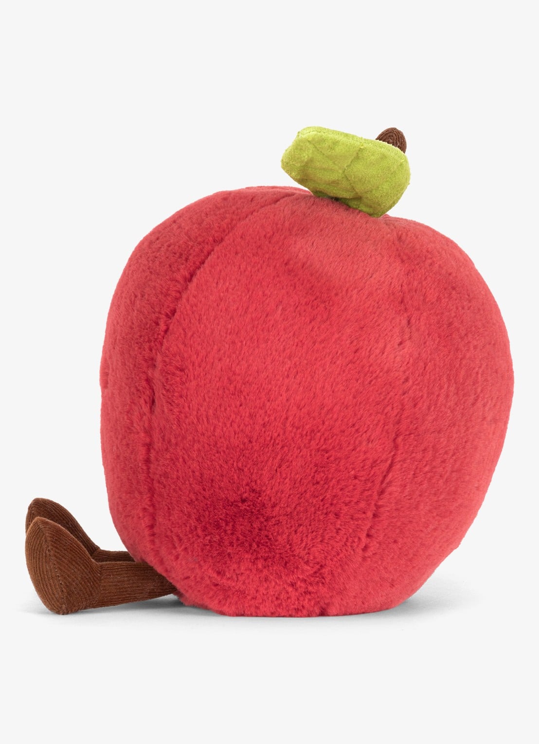 Jellycat Amuseables appel knuffel - detail 4 rood
