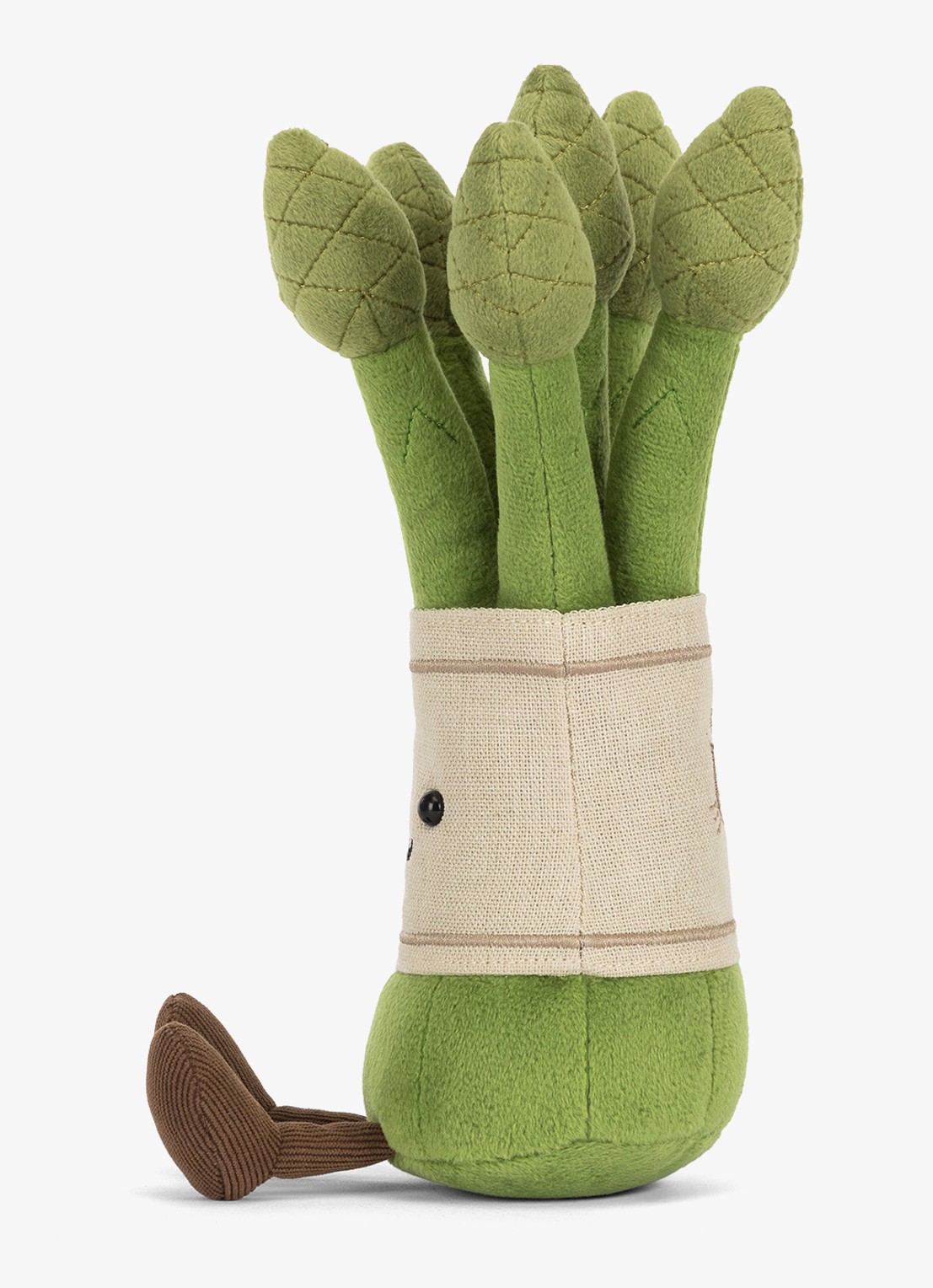 Jellycat Amuseables Asparagus knuffel 22 cm - detail 5 multicolor