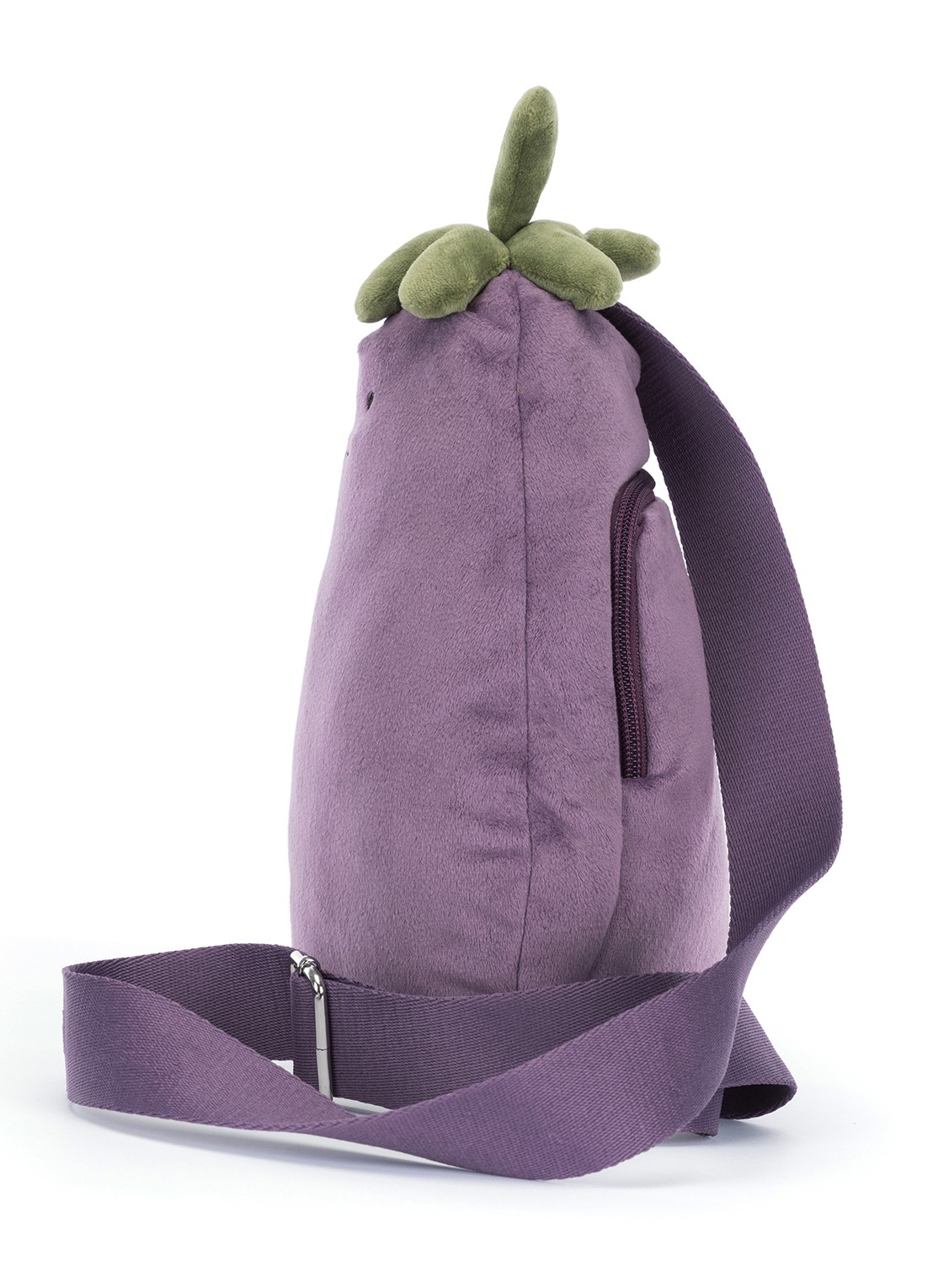 Jellycat Amuseables aubergine crossbodytas - detail 4 paars