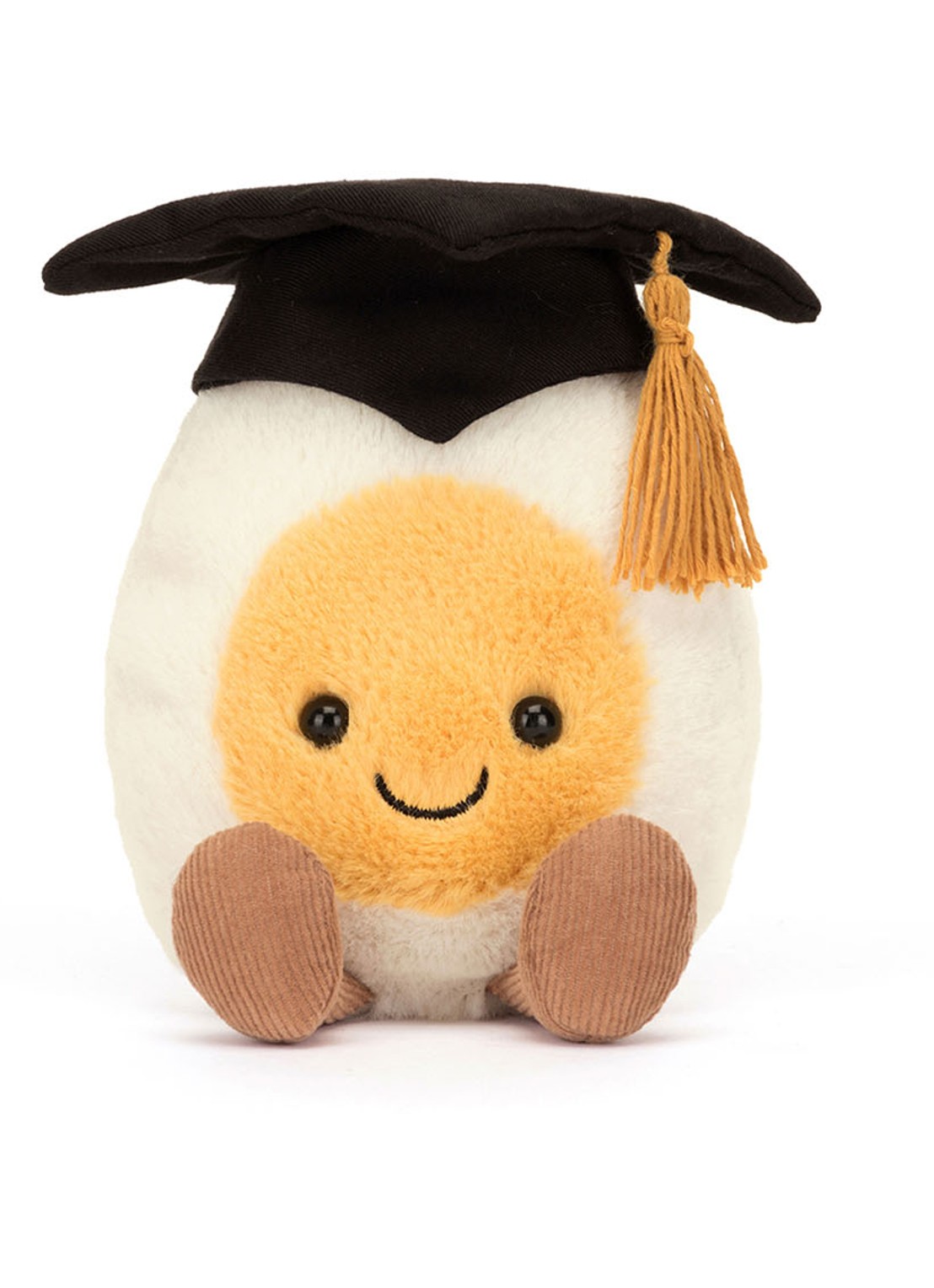 Jellycat Amuseables Boiled Egg Graduation - voorkant 3 multicolor