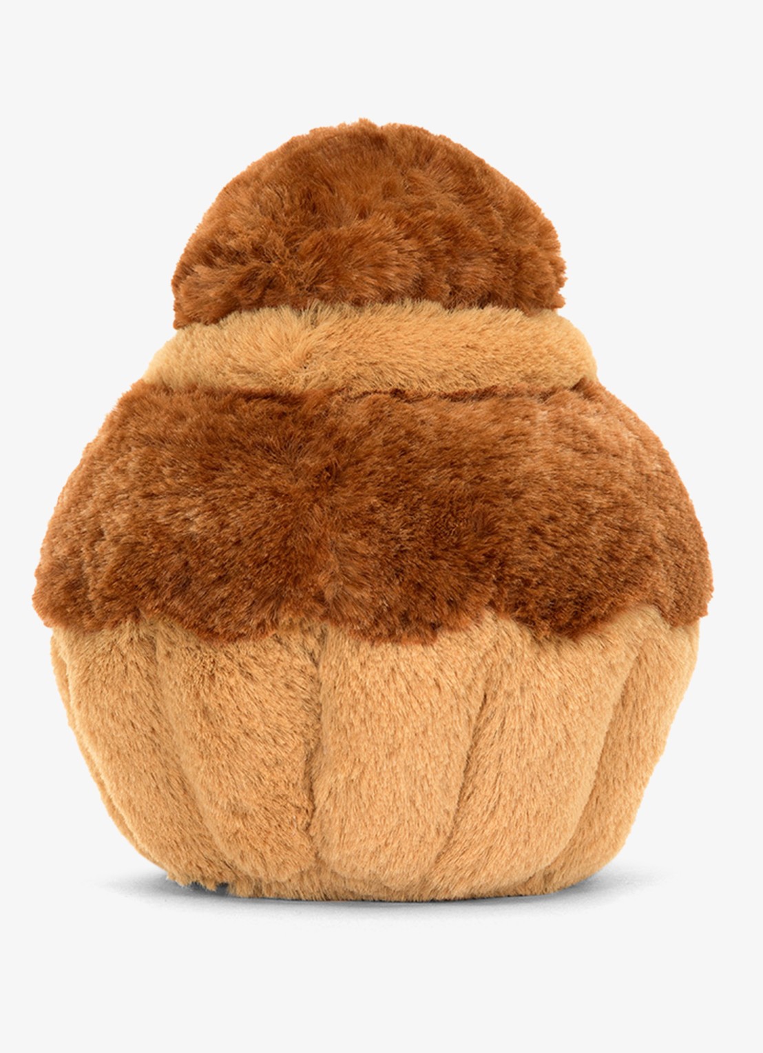 Jellycat Amuseables Brigitte Brioche knuffel 15 cm - achterkant 3 bruin