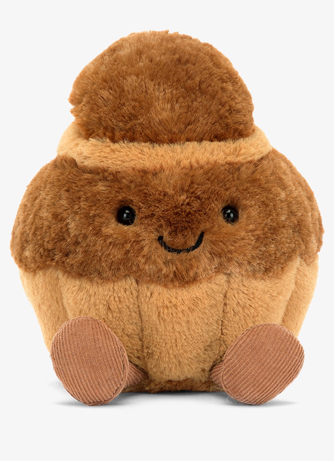 Jellycat Amuseables Brigitte Brioche knuffel 15 cm - detail 5 bruin