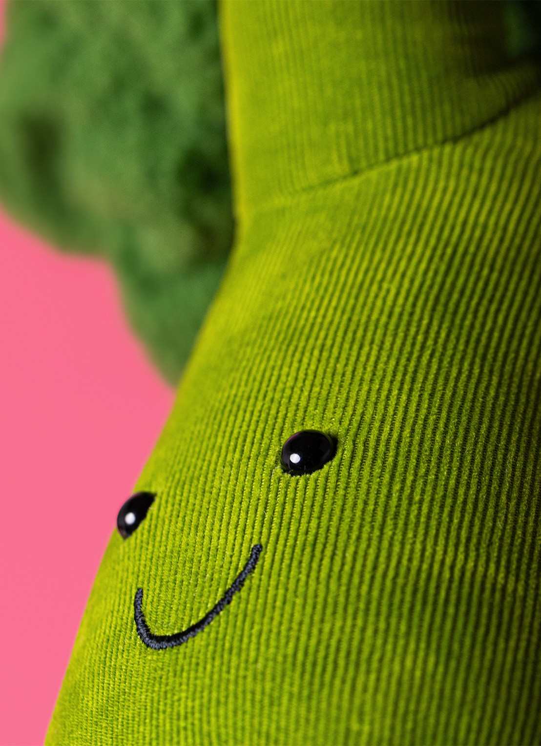 Jellycat Amuseables Broccoli knuffel 24 cm - detail multicolor