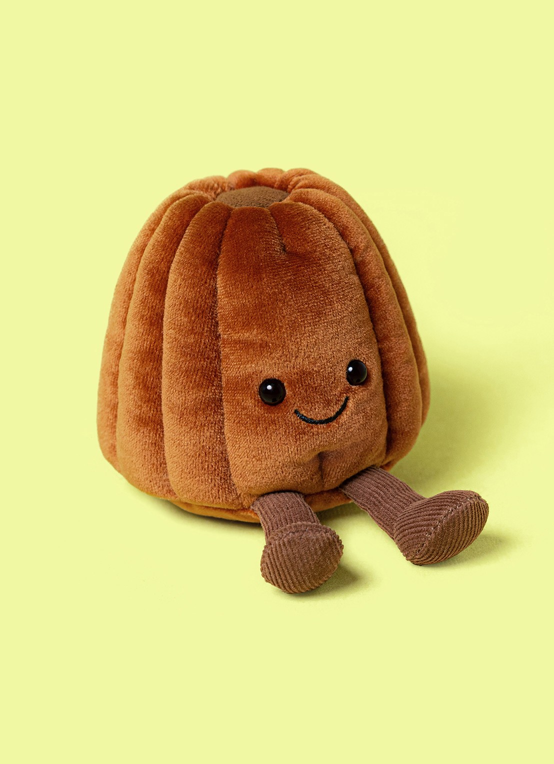 Jellycat Amuseables Carole Canelé knuffel 11 cm - detail 6 bruin