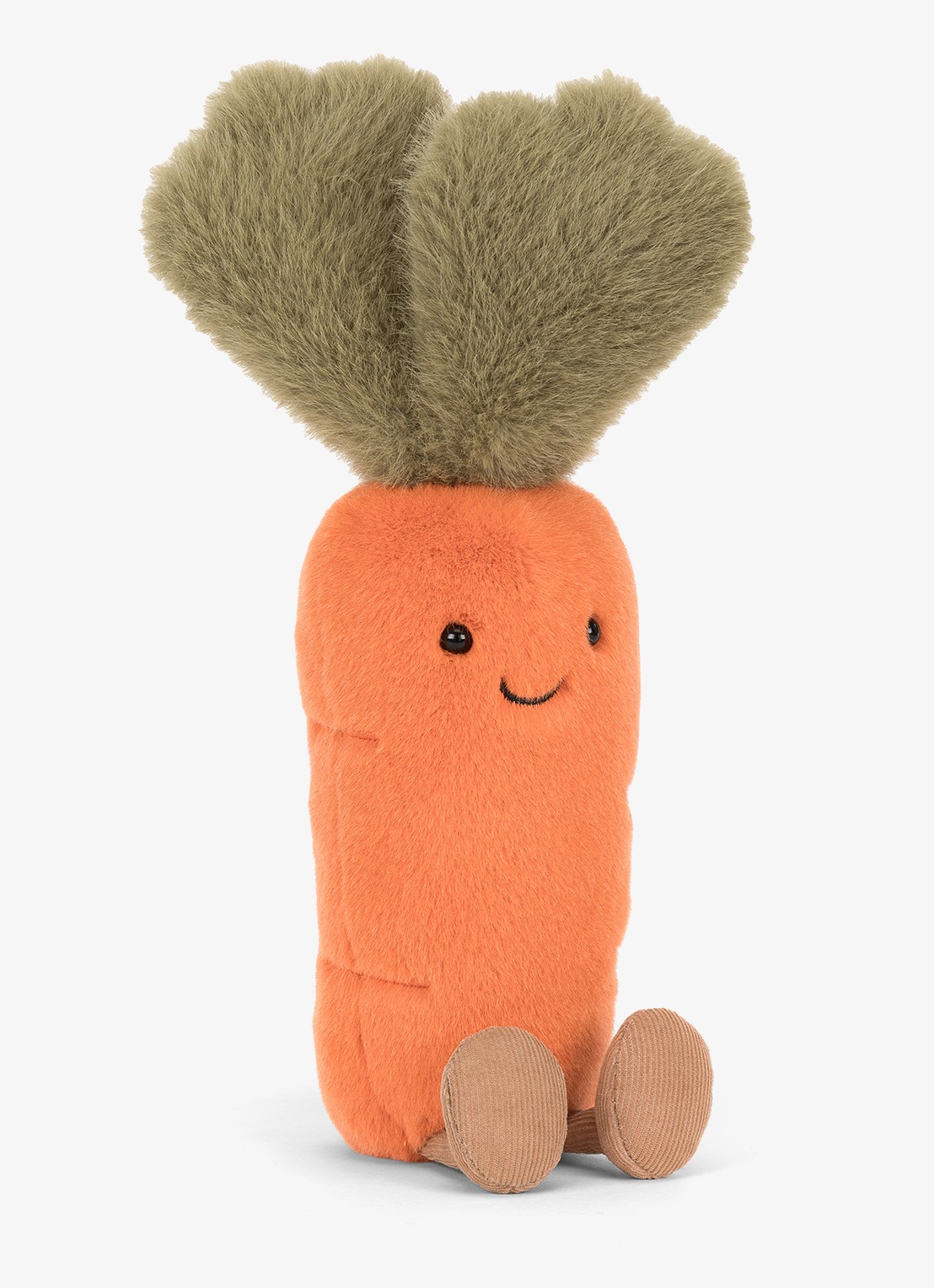 Jellycat Amuseables Carrot knuffel 28 cm - voorkant oranje