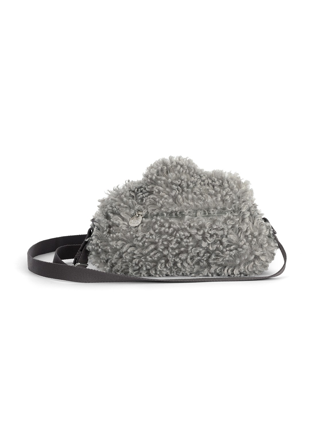 Jellycat Amuseables Cirrus Storm Cloud knuffeltas 20 cm - achterkant 2 grijs