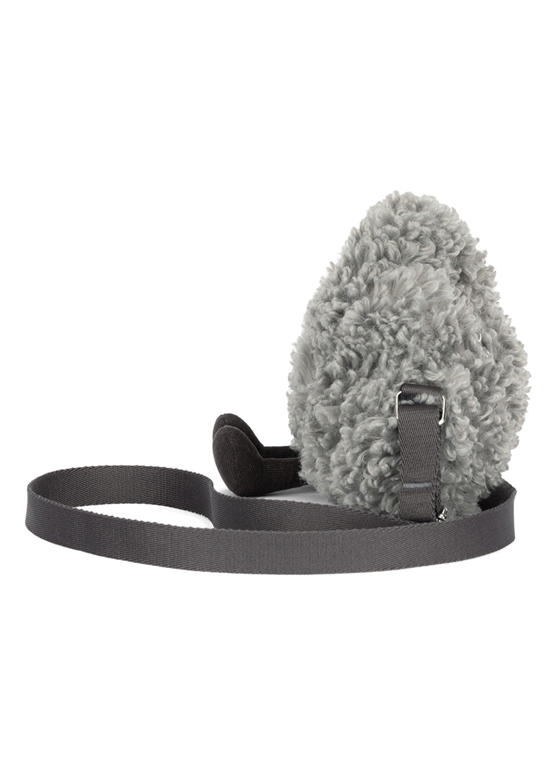Jellycat Amuseables Cirrus Storm Cloud knuffeltas 20 cm - detail 3 grijs