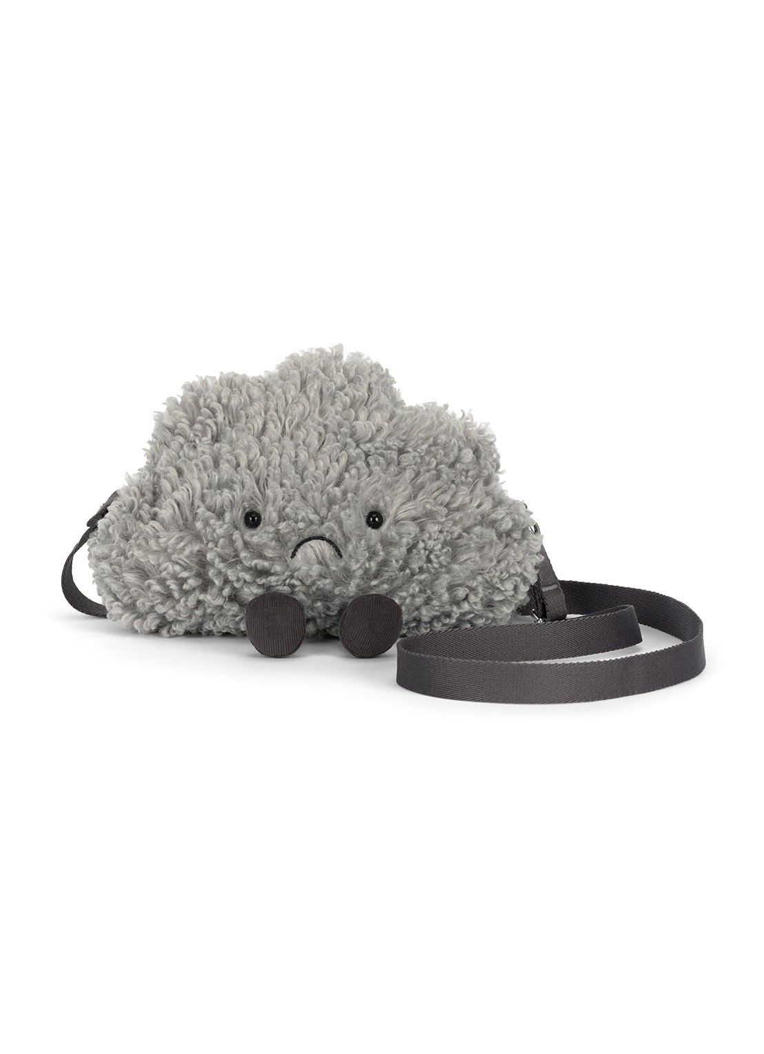 Jellycat Amuseables Cirrus Storm Cloud knuffeltas 20 cm - detail 5 grijs