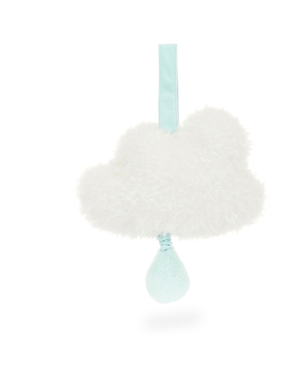 Jellycat Amuseables Cloud Musical Pull knuffel 27 cm - achterkant 4 wit