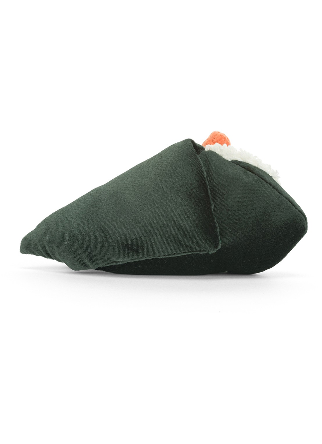 Jellycat Amuseables Coneroi Temaki knuffel 13 cm - achterkant donkergroen