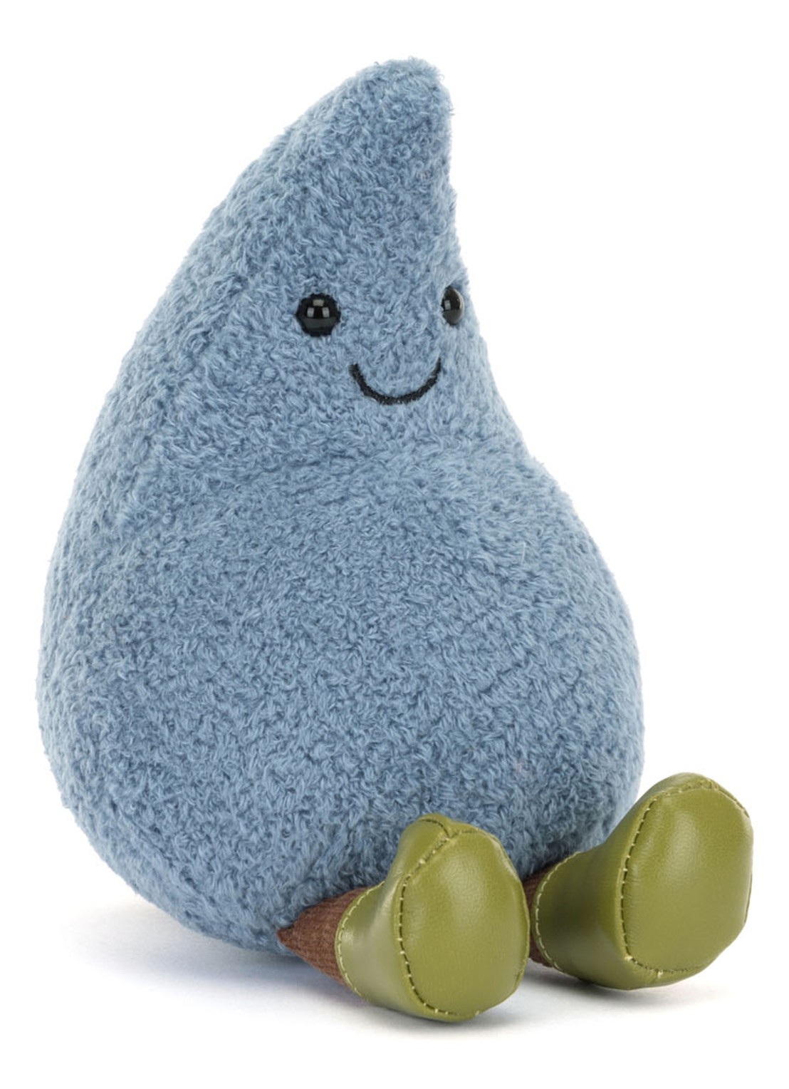 Jellycat Amuseables Happy Raindrop - voorkant 4 blauw