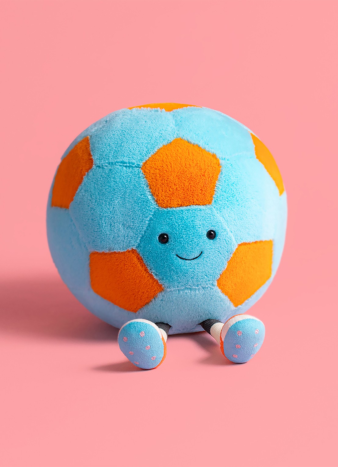 Jellycat Amuseables Jellycat Football knuffel 19 cm - voorkant 8 multicolor