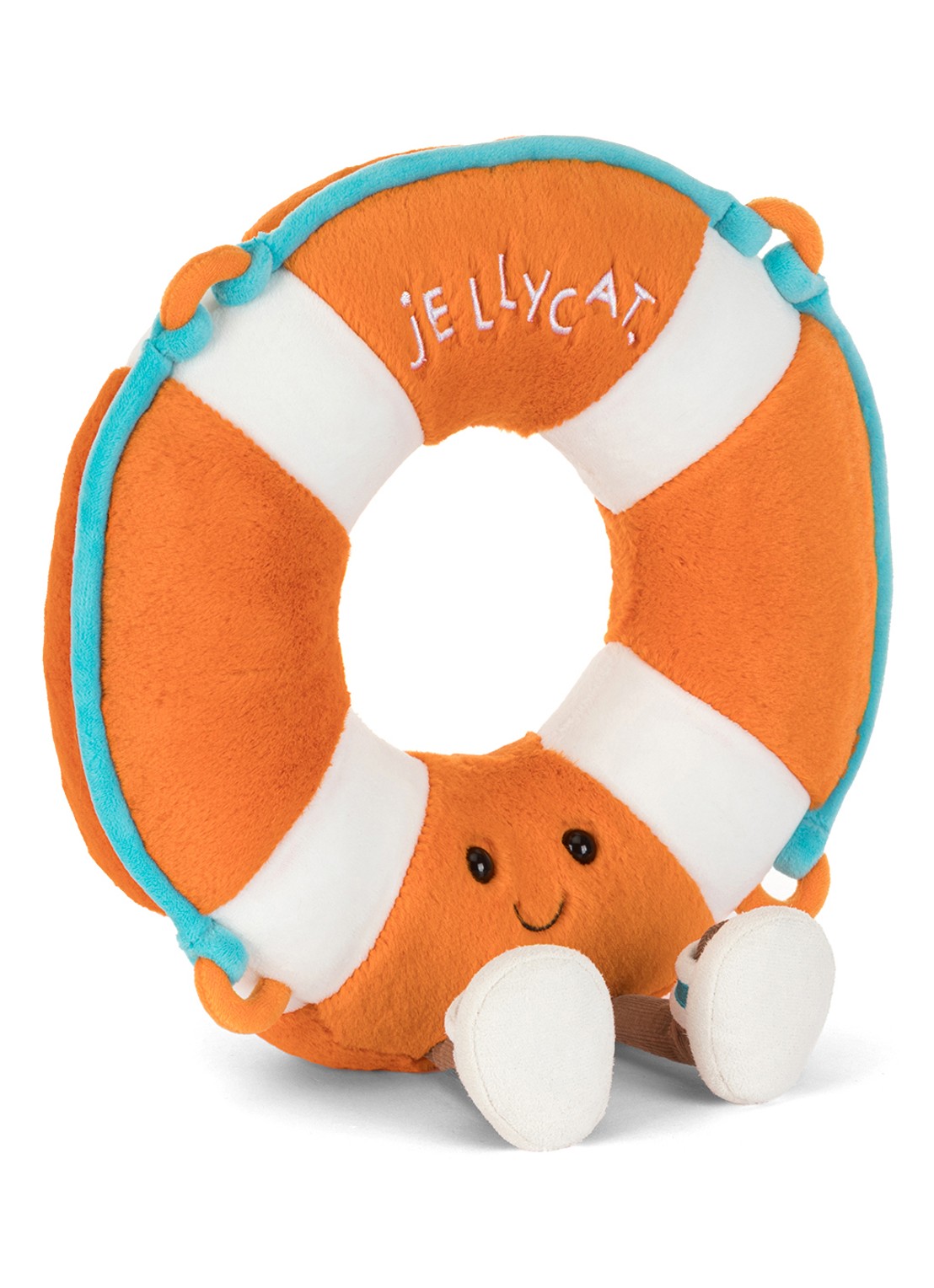 Jellycat Amuseables Life Ring knuffel 28 cm - voorkant multicolor