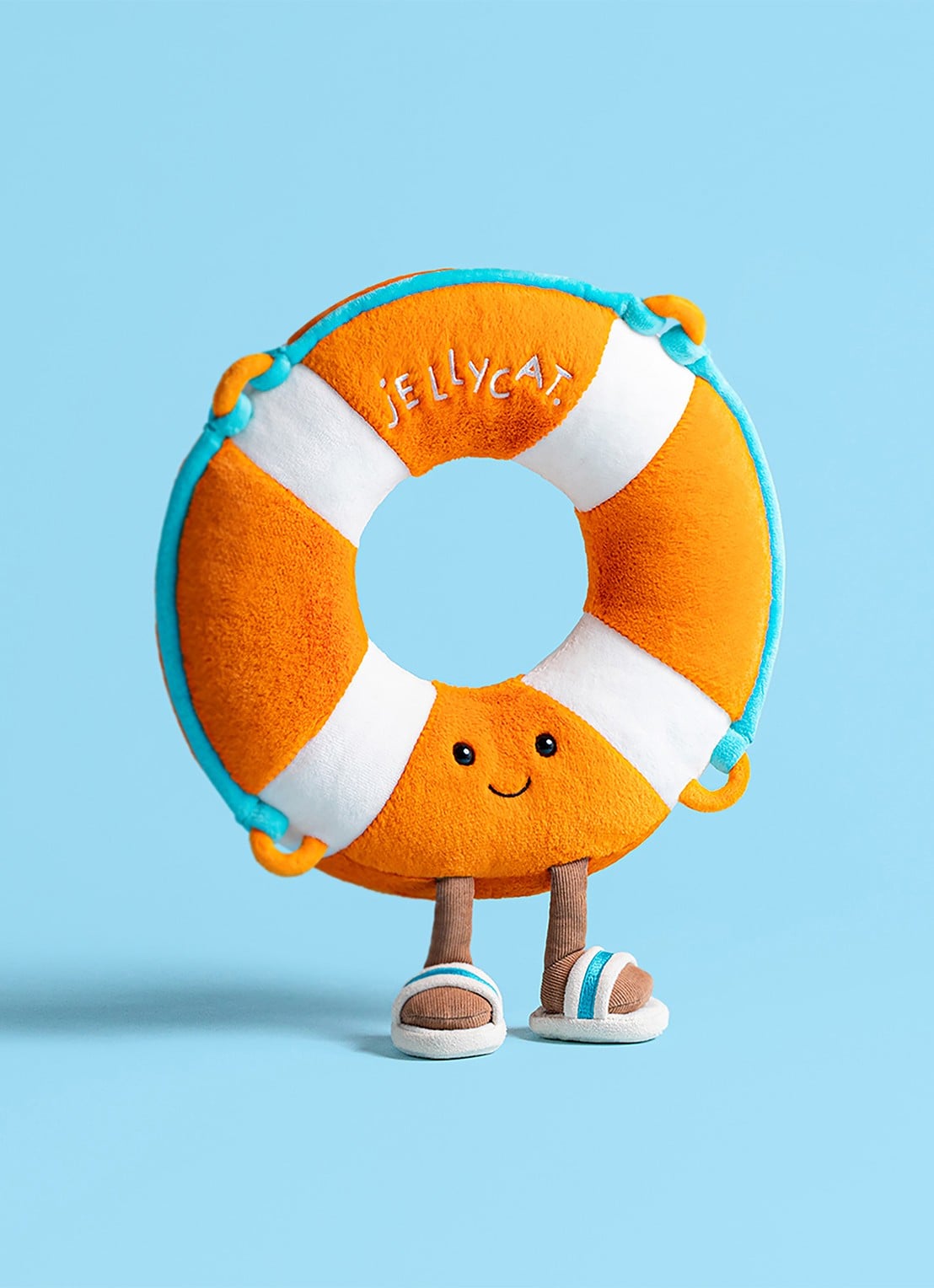 Jellycat Amuseables Life Ring knuffel 28 cm - voorkant 2 multicolor