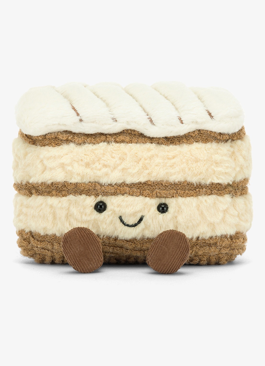Jellycat Amuseables Milie Mille-Feuille knuffel 11 cm - voorkant 2 multicolor