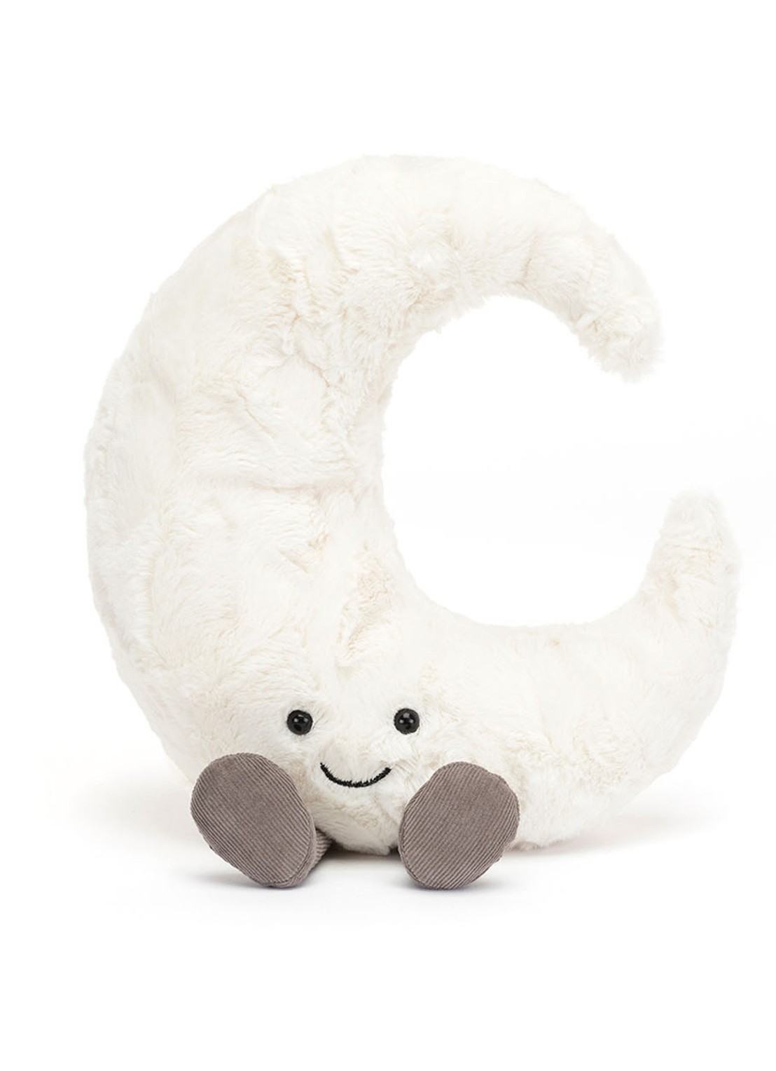 Jellycat Amuseables Moon knuffel 26 cm - voorkant gebroken wit