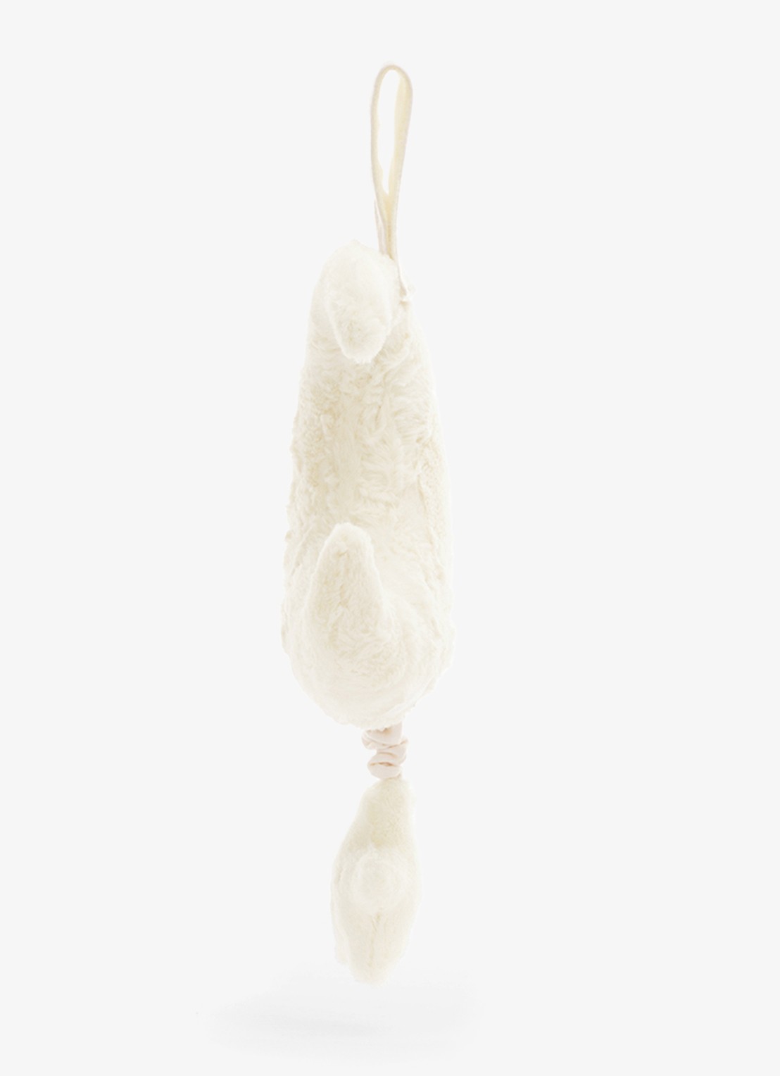 Jellycat Amuseables Moon Musicall Pull knuffel 28 cm - detail wit
