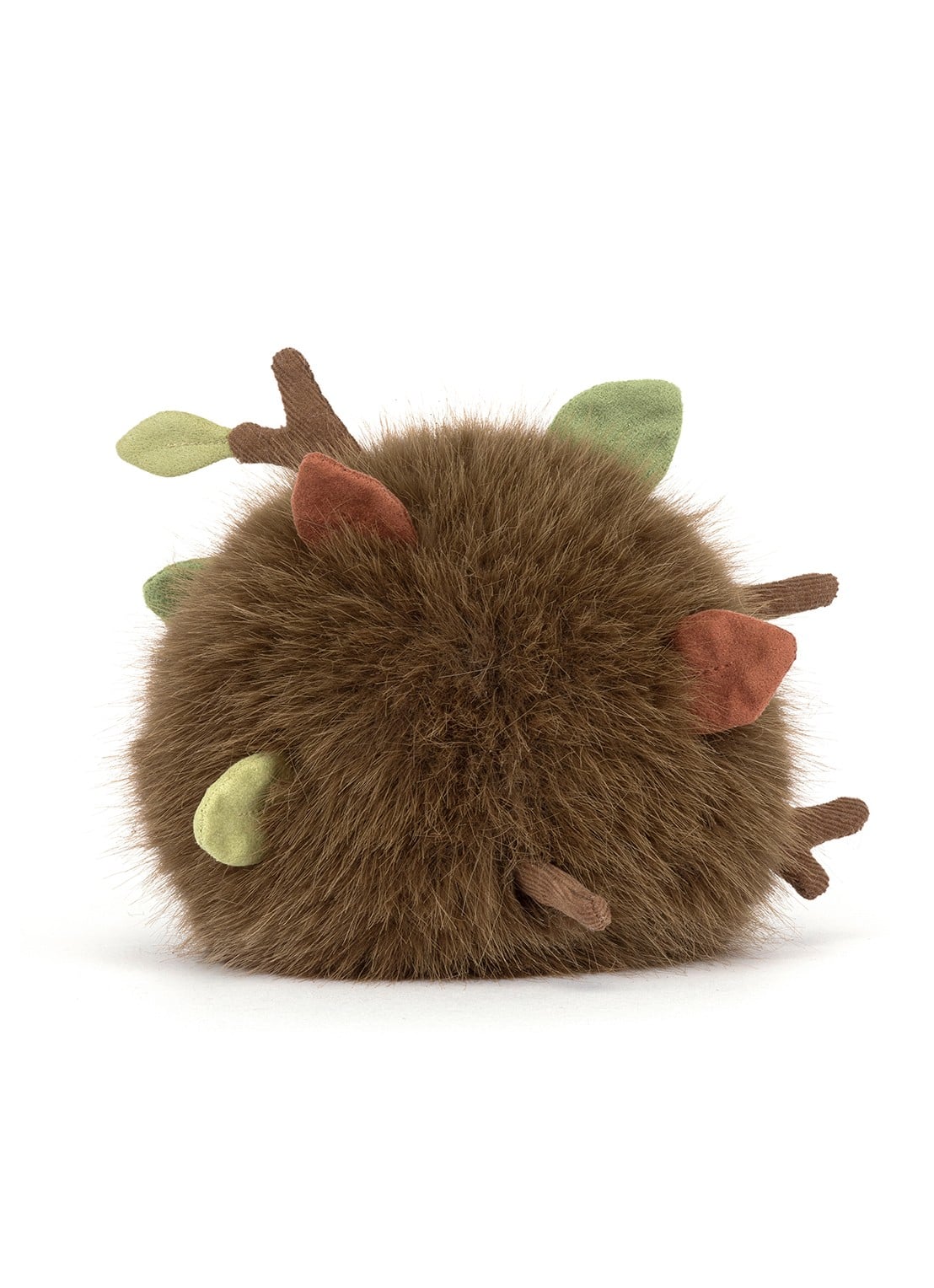 Jellycat Amuseables Mulshi Woodland Floor knuffel 10 cm - achterkant 3 beige