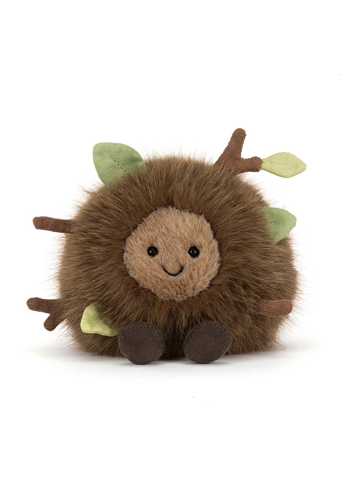 Jellycat Amuseables Mulshi Woodland Floor knuffel 10 cm - detail 7 beige