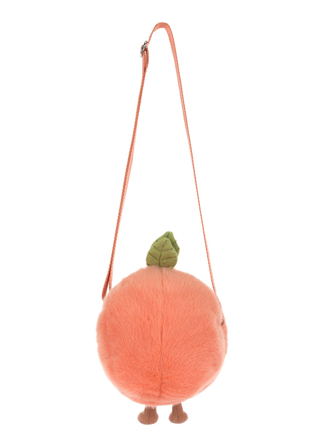 Jellycat Amuseables Peach crossbodytas - achterkant 4 roze