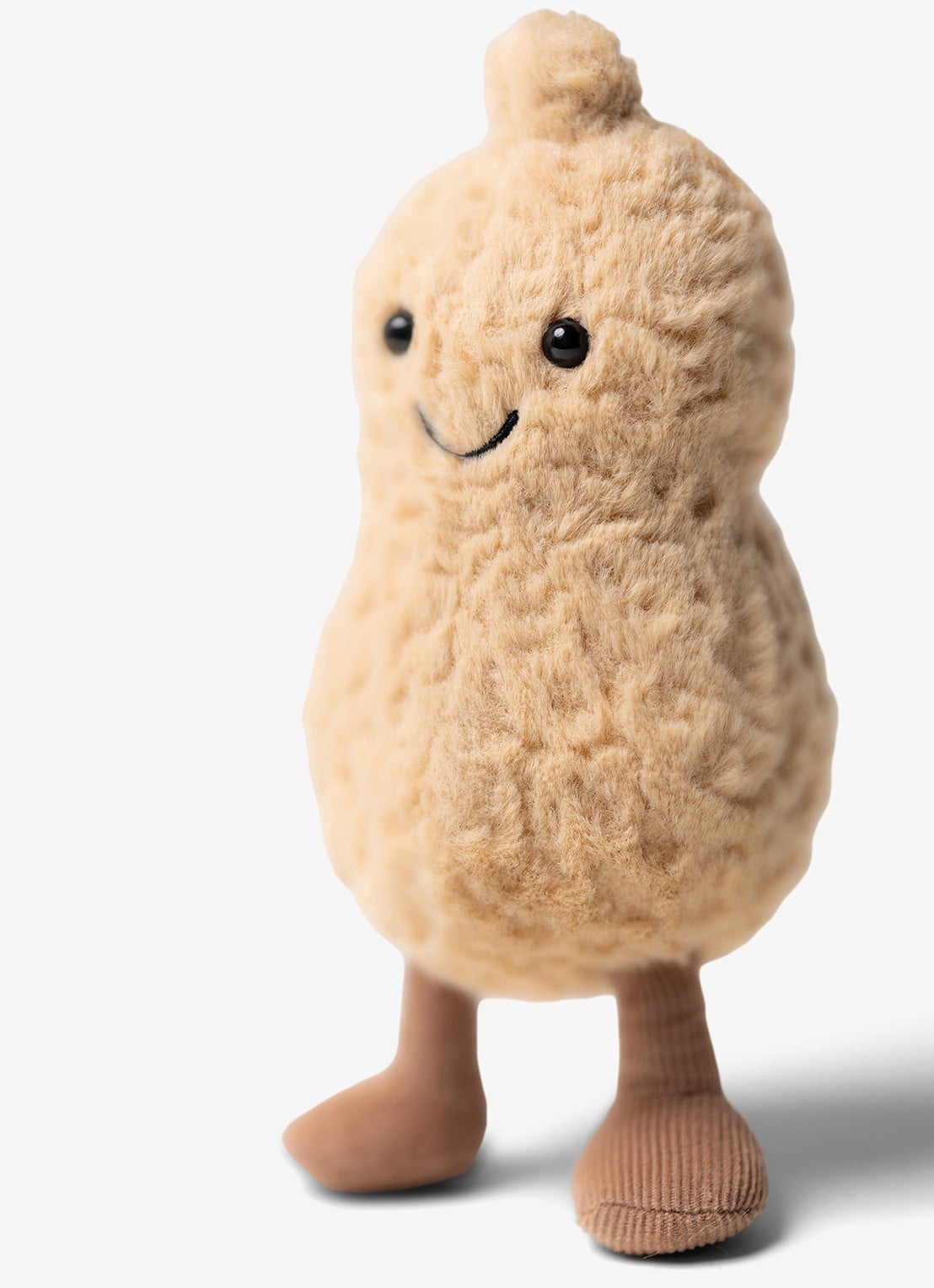 Jellycat Amuseables Peanut knuffel 15 cm - detail 2 beige