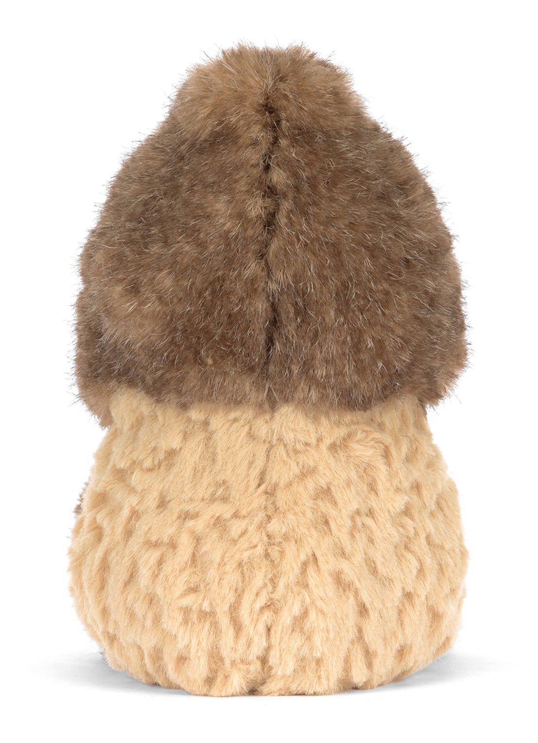 Jellycat Amuseables Peanut Yeti Outfit knuffel 12 cm - achterkant beige