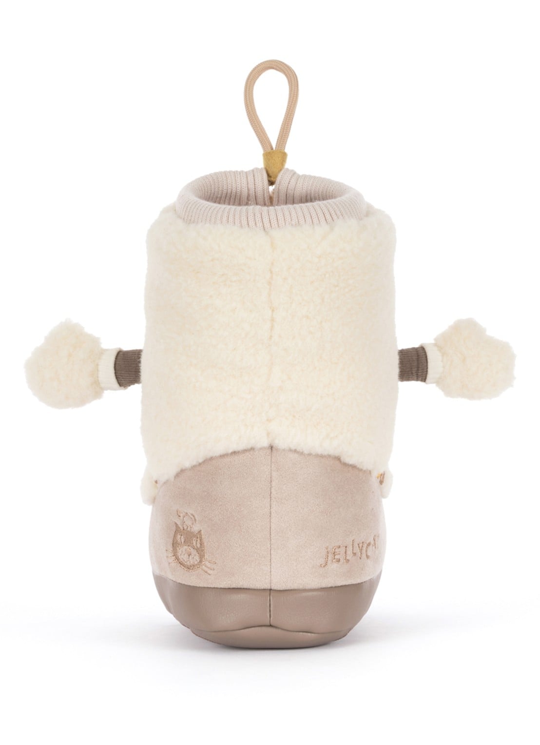 Jellycat Amuseables Perta Snow Boot - achterkant beige