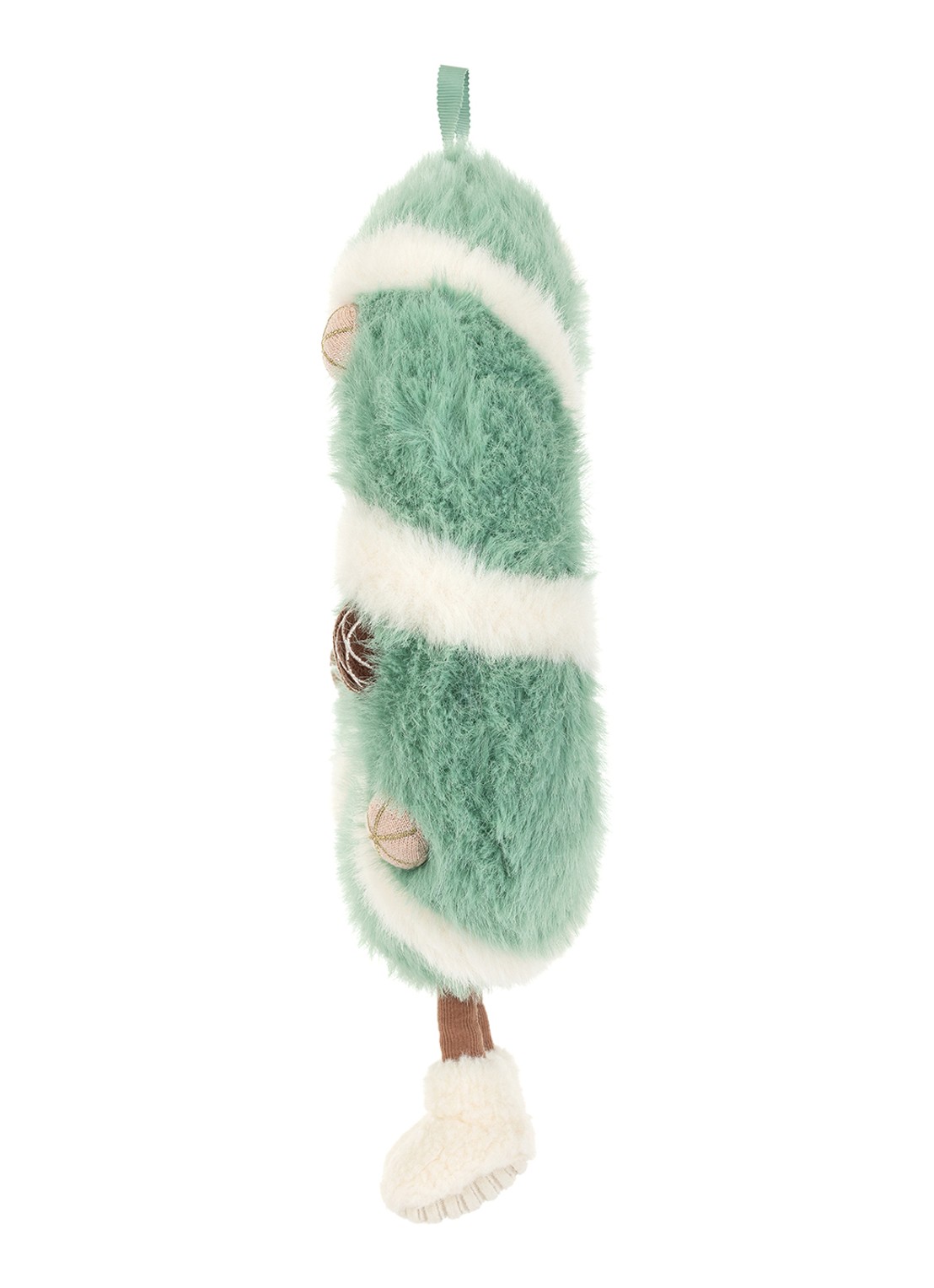 Jellycat Amuseables Pinecone Wreath knuffel 34 cm - voorkant 4 beige