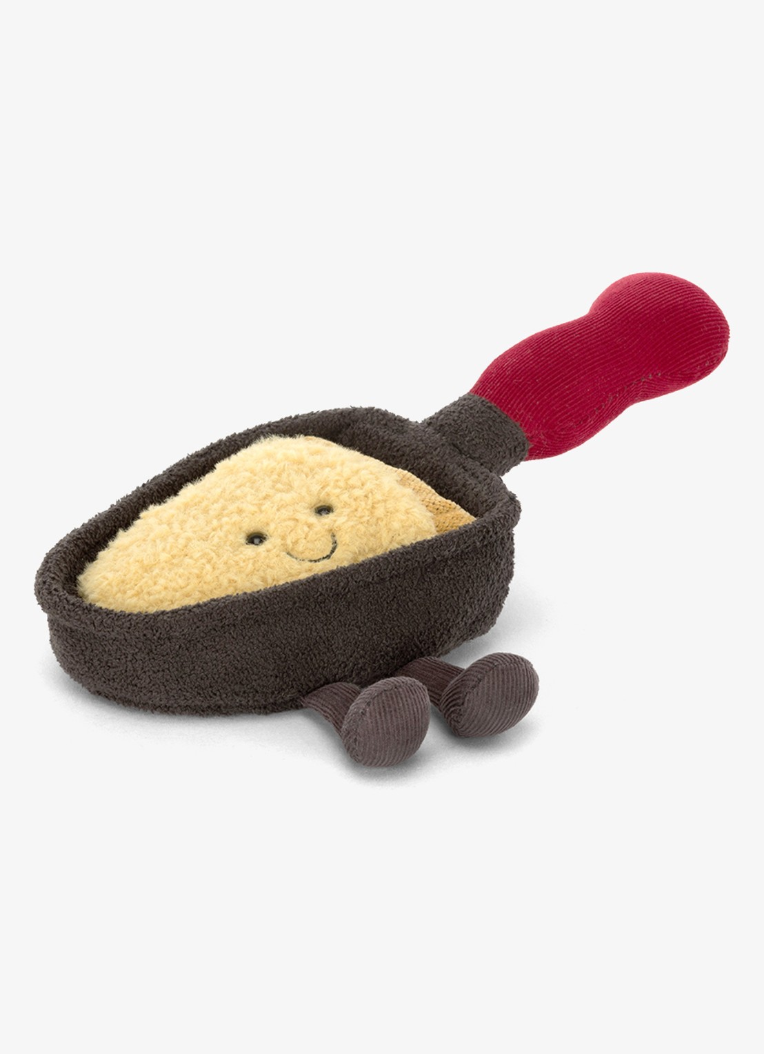 Jellycat Amuseables Raclette knuffel 5 cm - voorkant beige