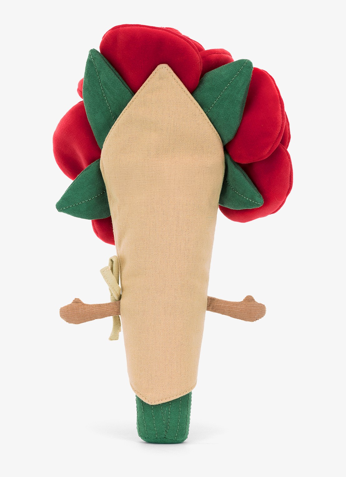 Jellycat Amuseables Rose Bouquet knuffel 30 cm - achterkant 5 multicolor