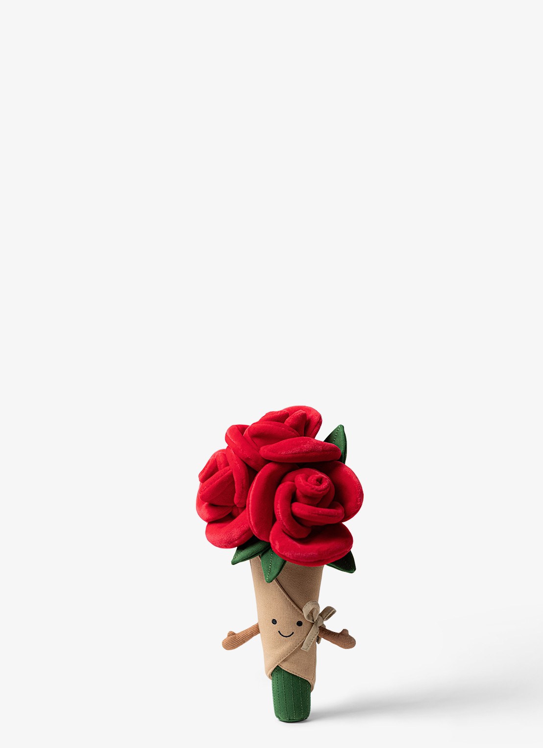 Jellycat Amuseables Rose Bouquet knuffel 30 cm - detail 4 multicolor